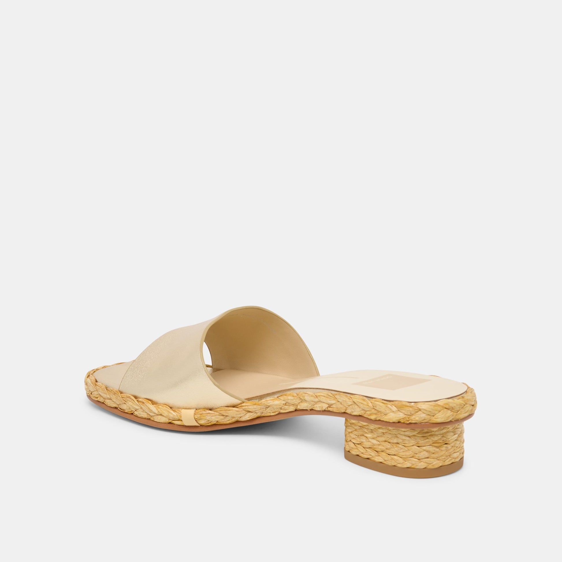 Dixi Wide Platinum Leather Sandals