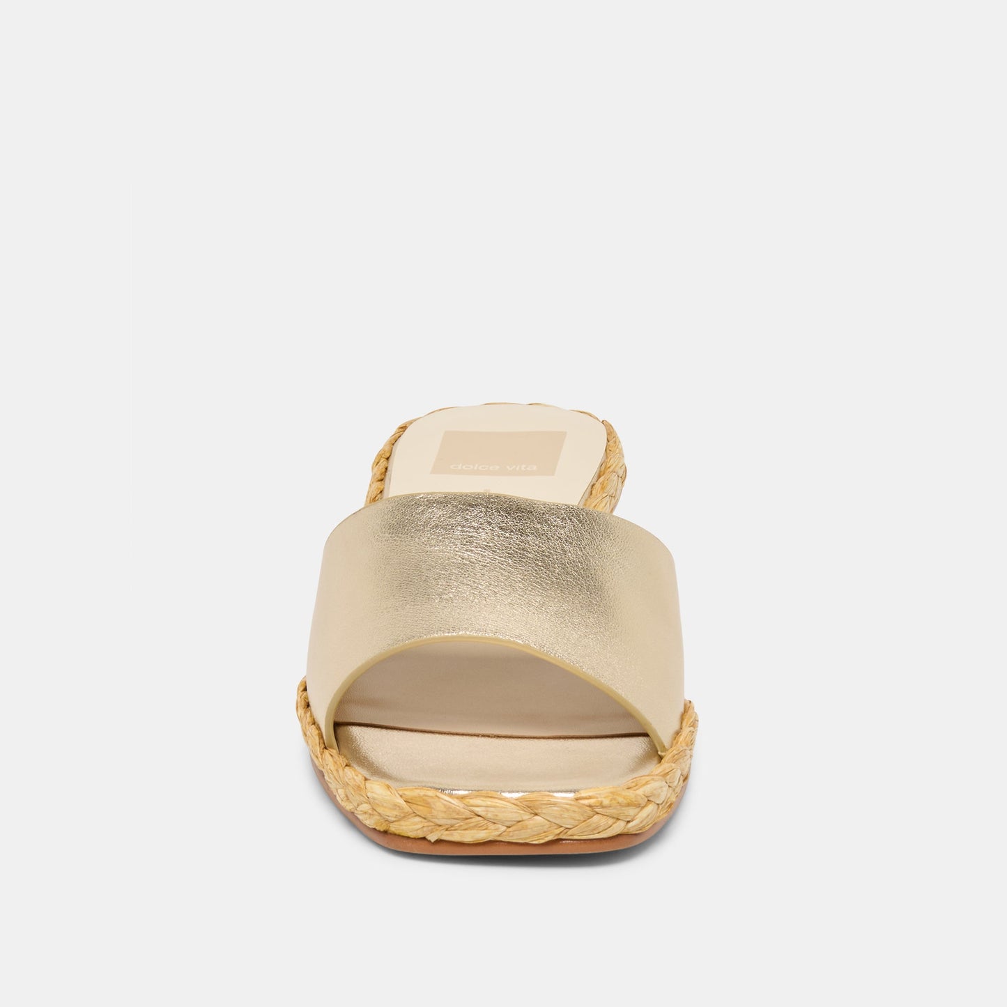 Dixi Wide Platinum Leather Sandals