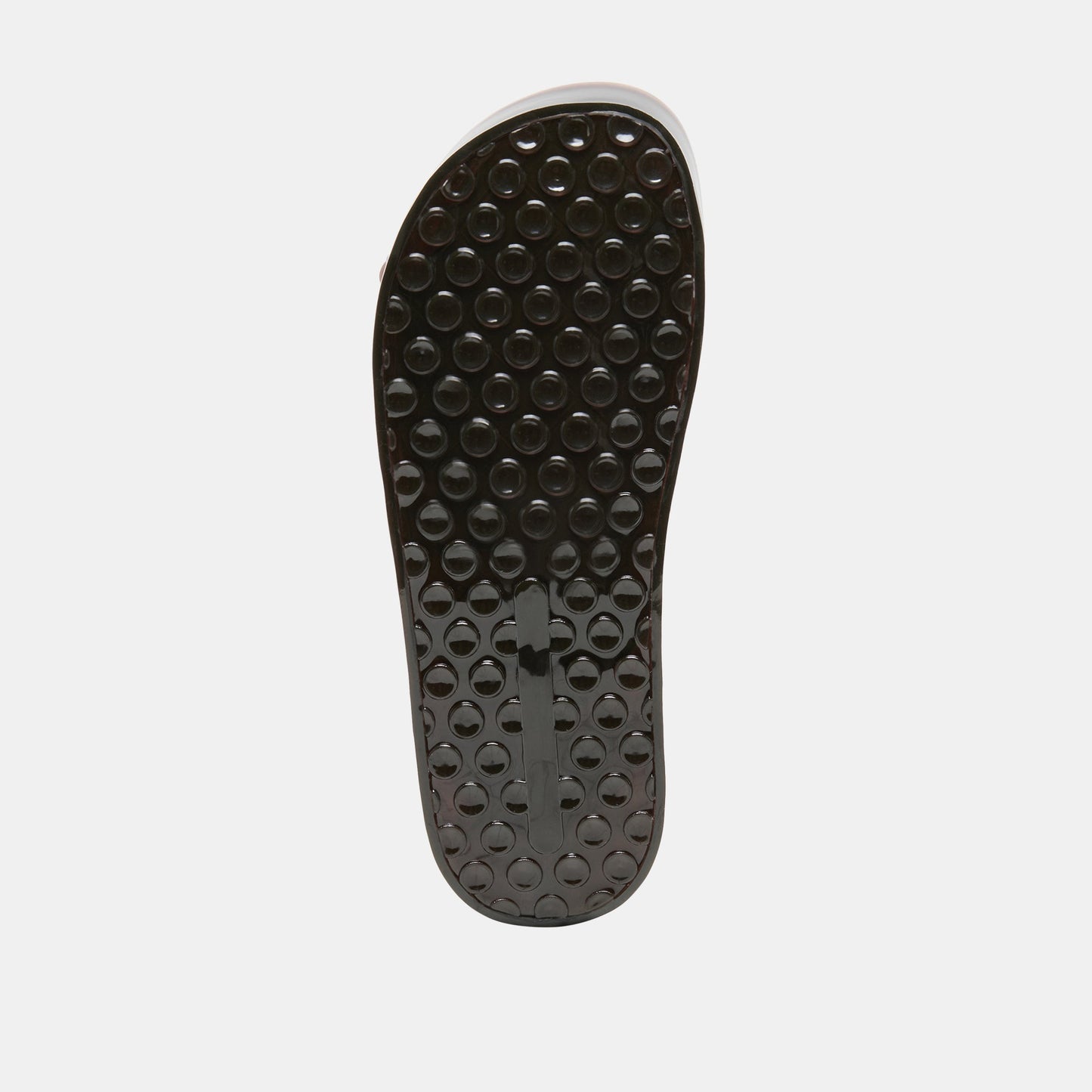 JULIO X Chocolate Vinyl Jelly Platform Sandals