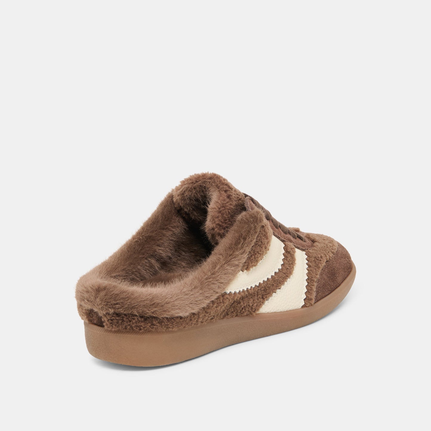 Merit Slide Plush Dk Brown Plush Sneakers