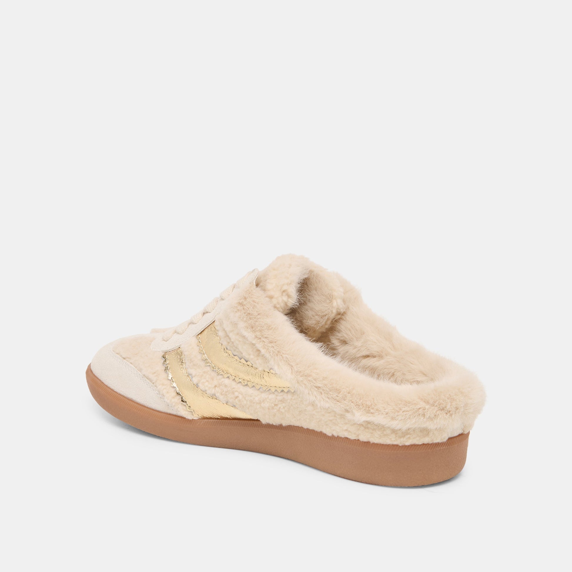Merit Slide Plush Natural Multi Plush Sneakers
