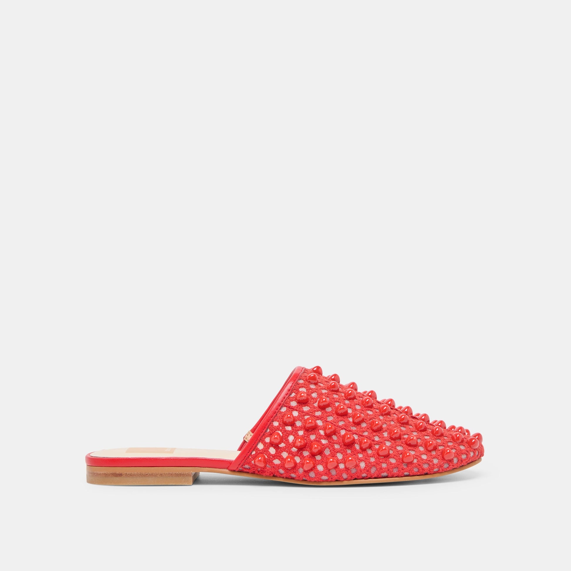 Rova Bead Chili Beaded Mesh Flats