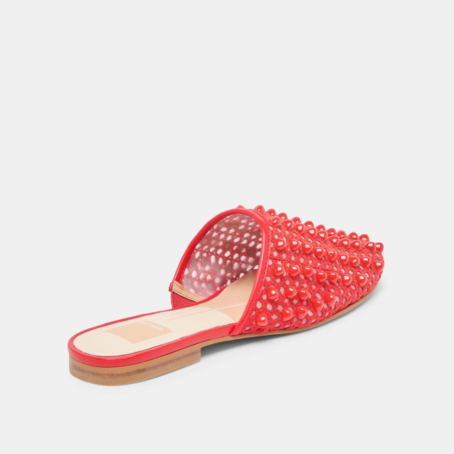 Rova Bead Chili Beaded Mesh Flats