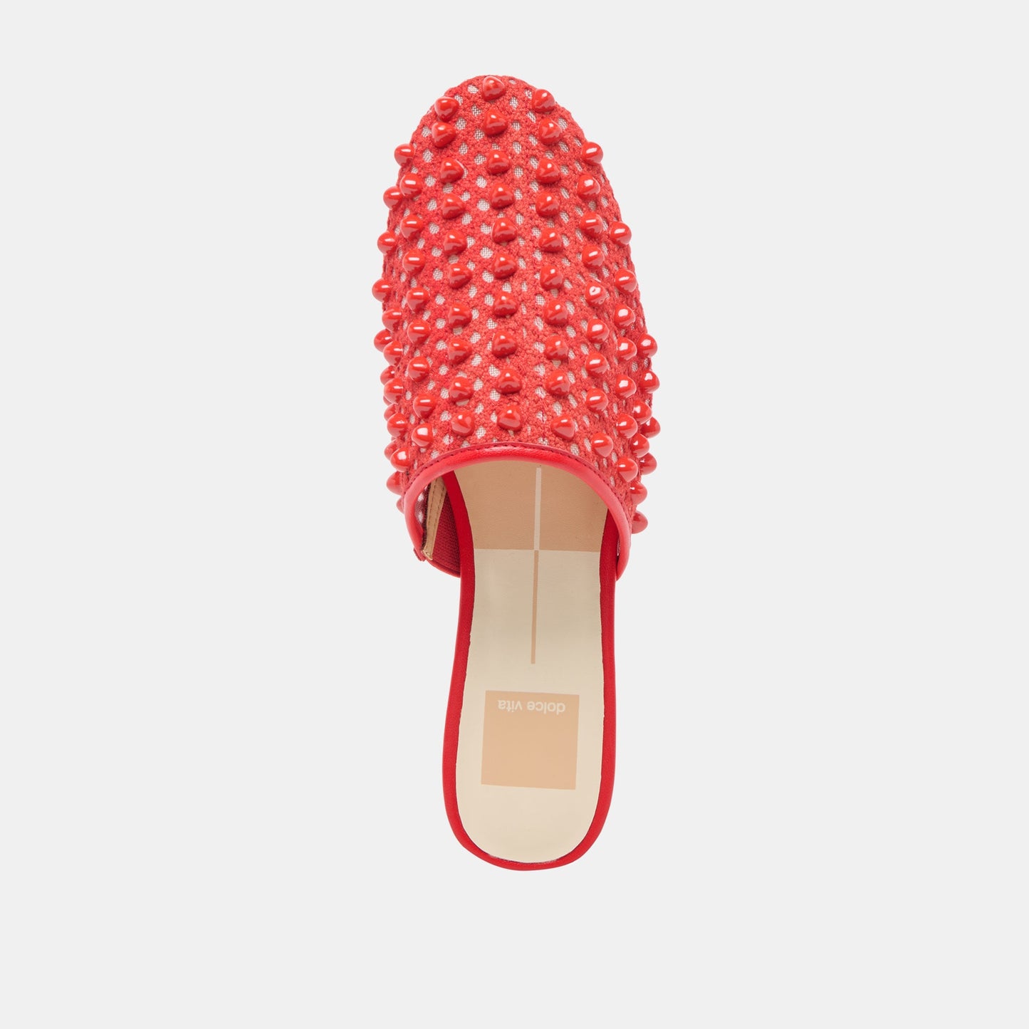 Rova Bead Chili Beaded Mesh Flats