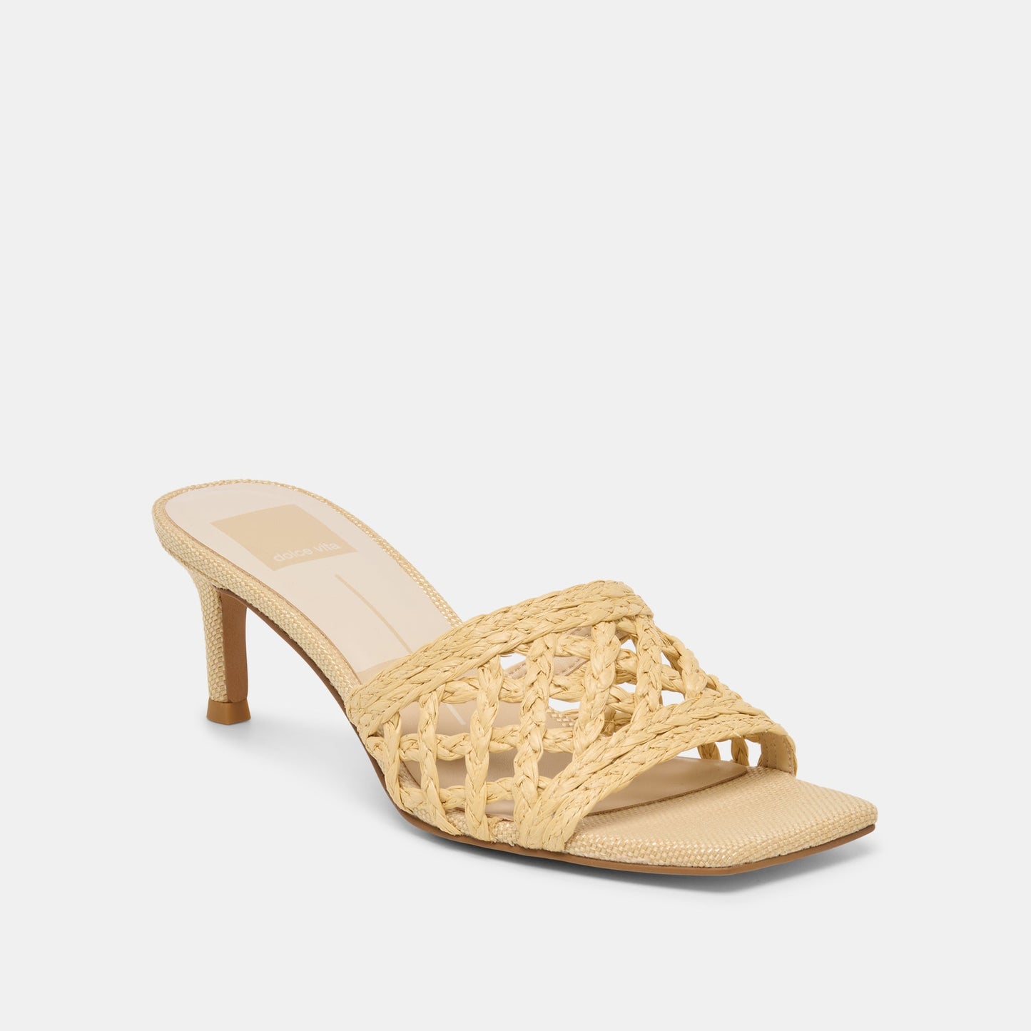 Bowen Lt Natural Raffia Heels