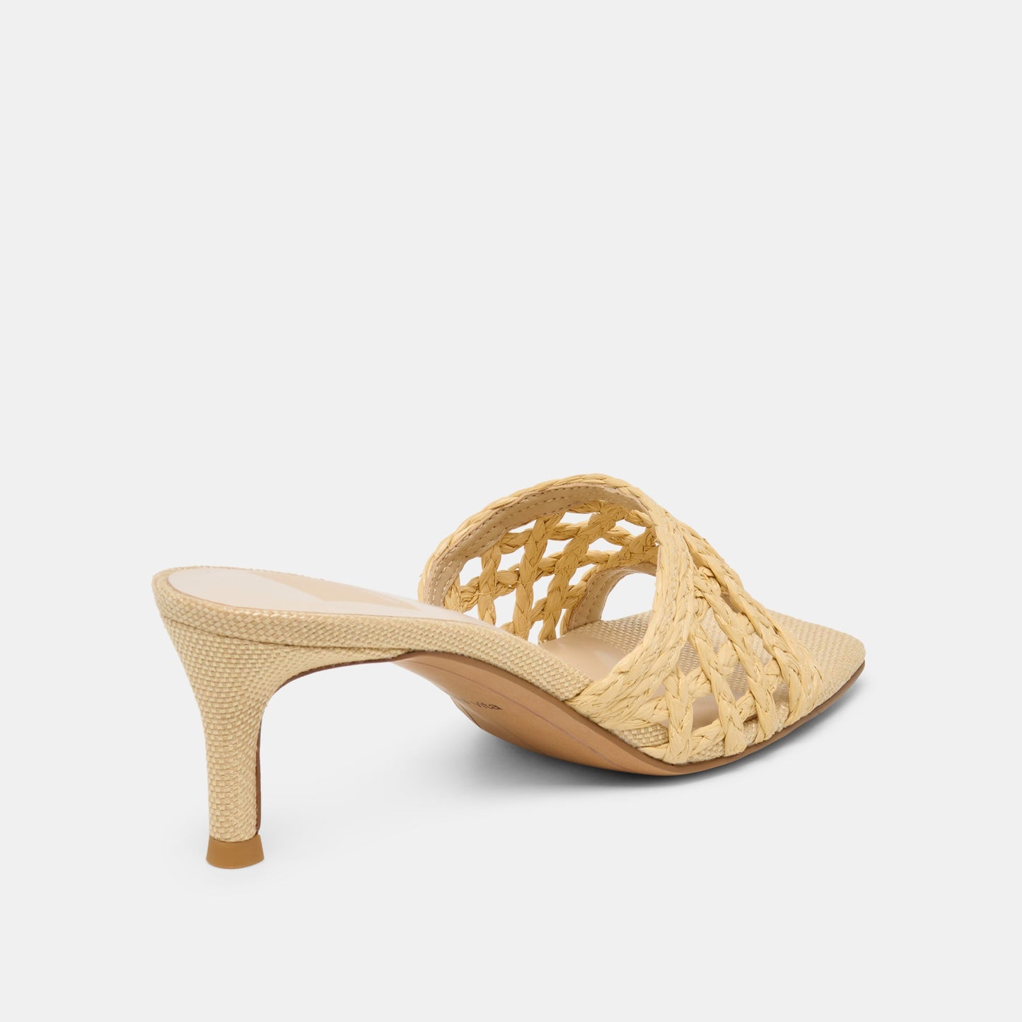 Bowen Lt Natural Raffia Heels