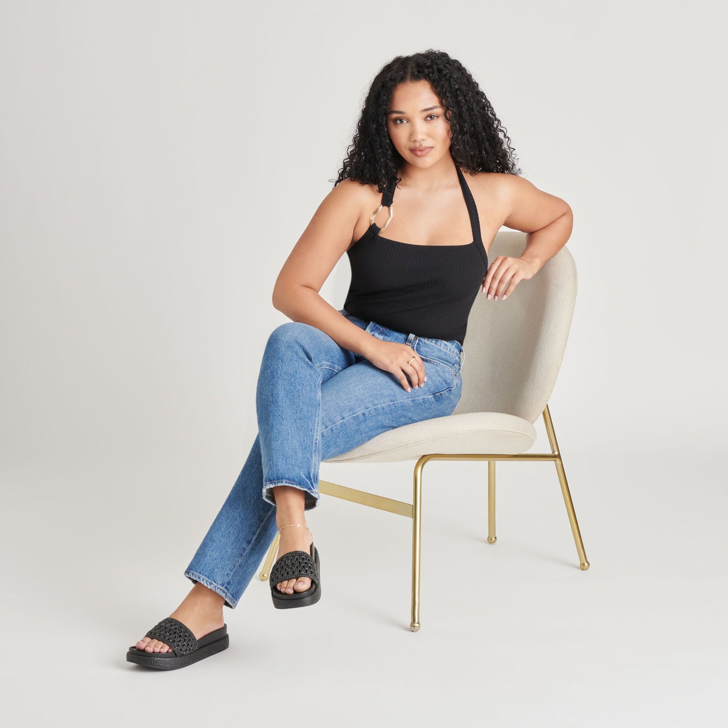 SIDONA SANDALS ONYX RAFFIA
 – Dolce Vita