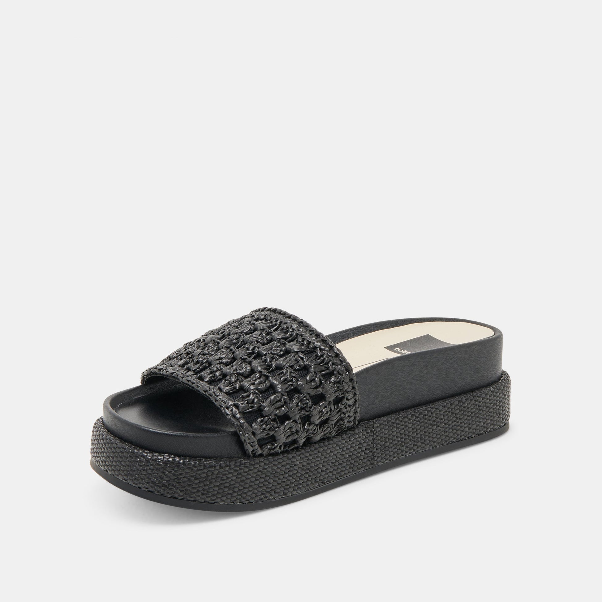 SIDONA SANDALS ONYX RAFFIA
 – Dolce Vita