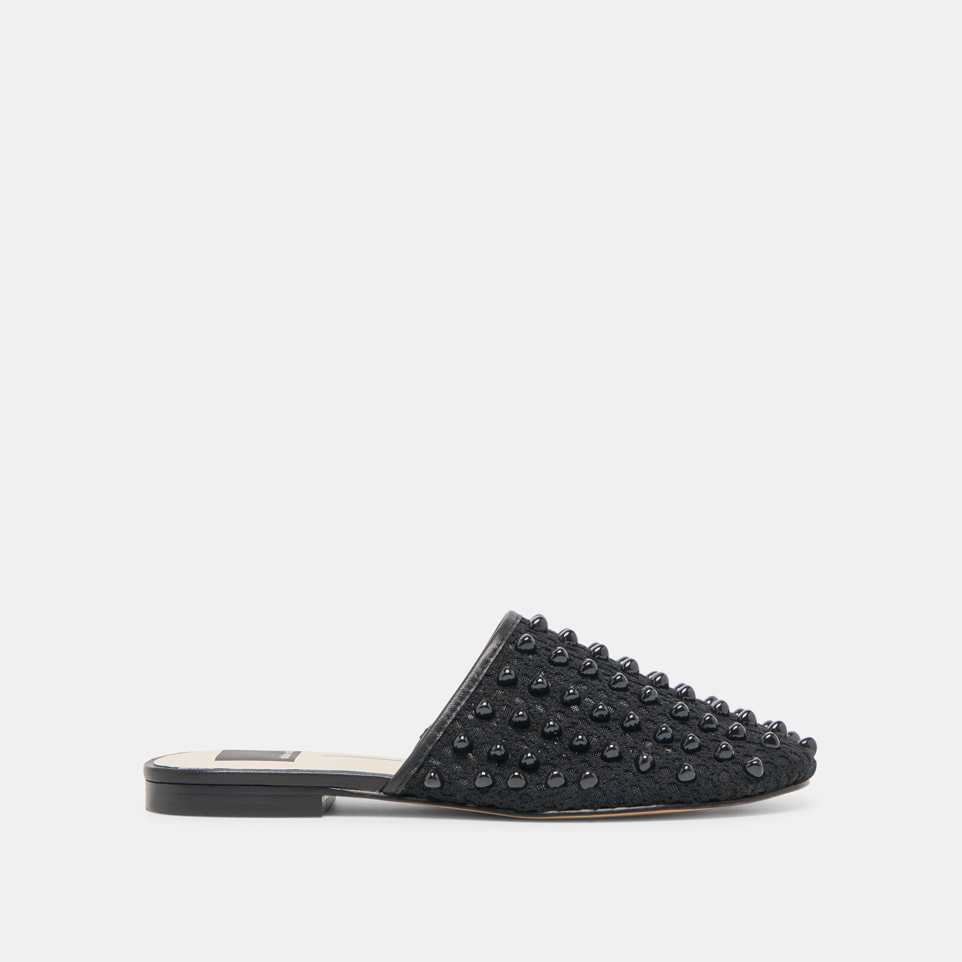 Rova Bead Onyx Beaded Mesh Flats