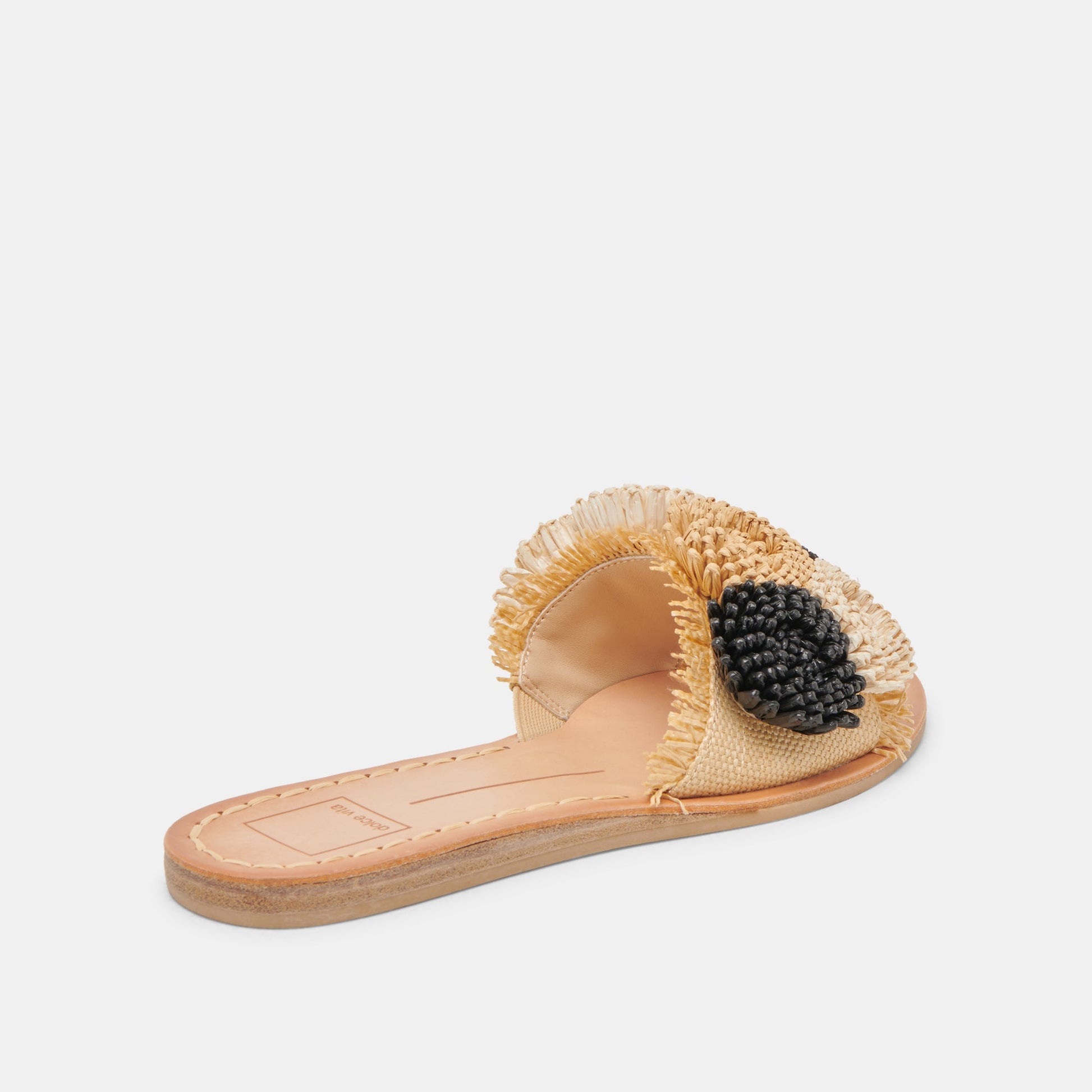 DANELA SANDALS BLACK NATURAL RAFFIA
 – Dolce Vita