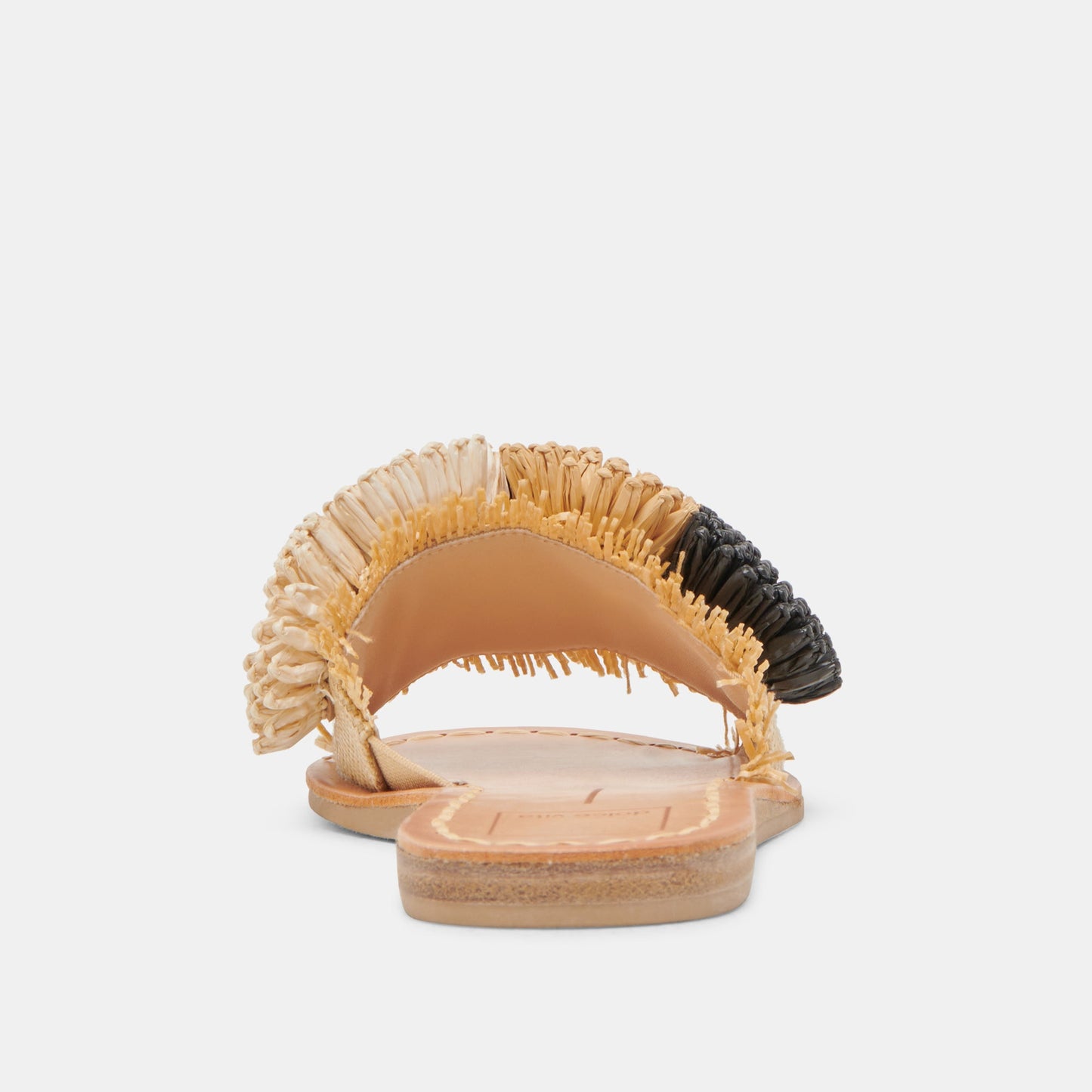 DANELA SANDALS BLACK NATURAL RAFFIA
 – Dolce Vita