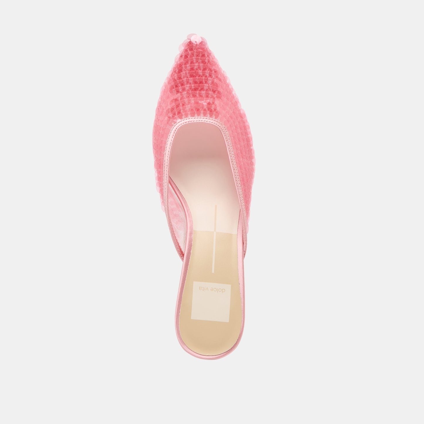 Cleo Sequin Light Pink Sequin Heels