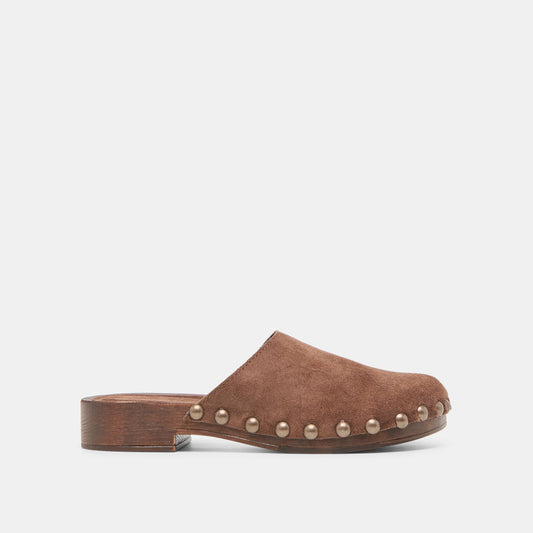 Alanis Brown Suede Flats
