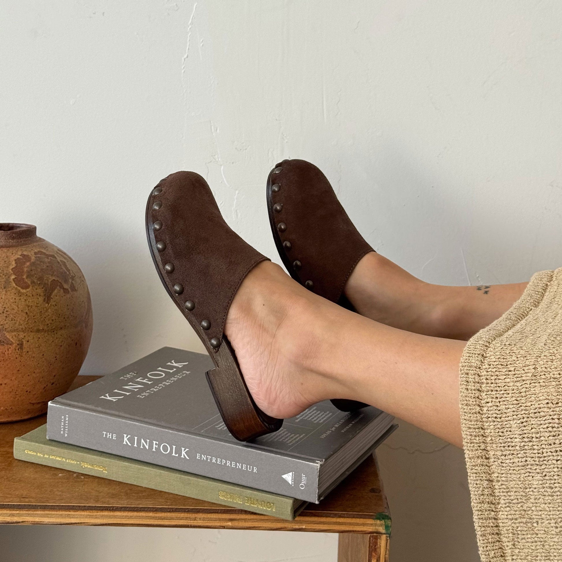 Alanis Brown Suede Flats