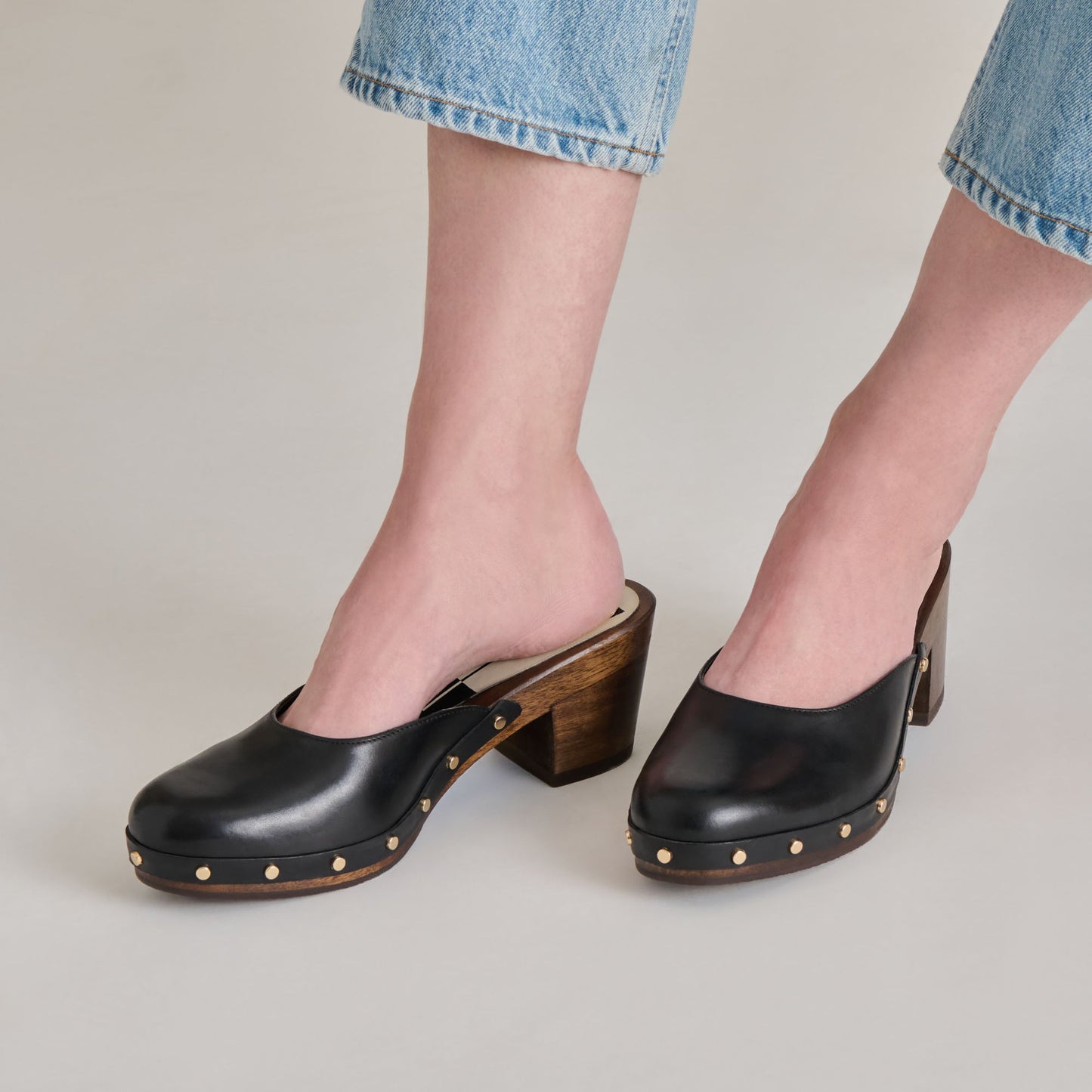 CAMYN HEELS BLACK LEATHER
 – Dolce Vita