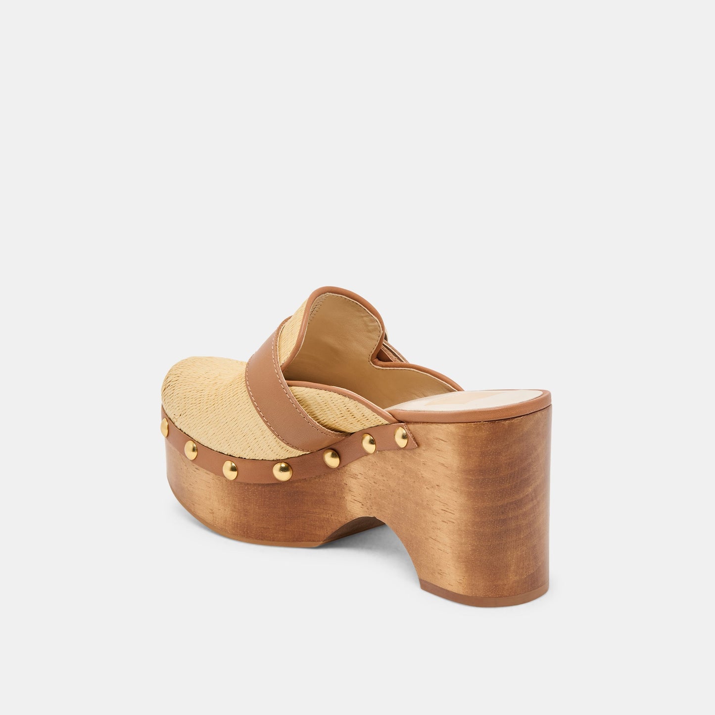 Debrah Lt Natural Raffia Clogs