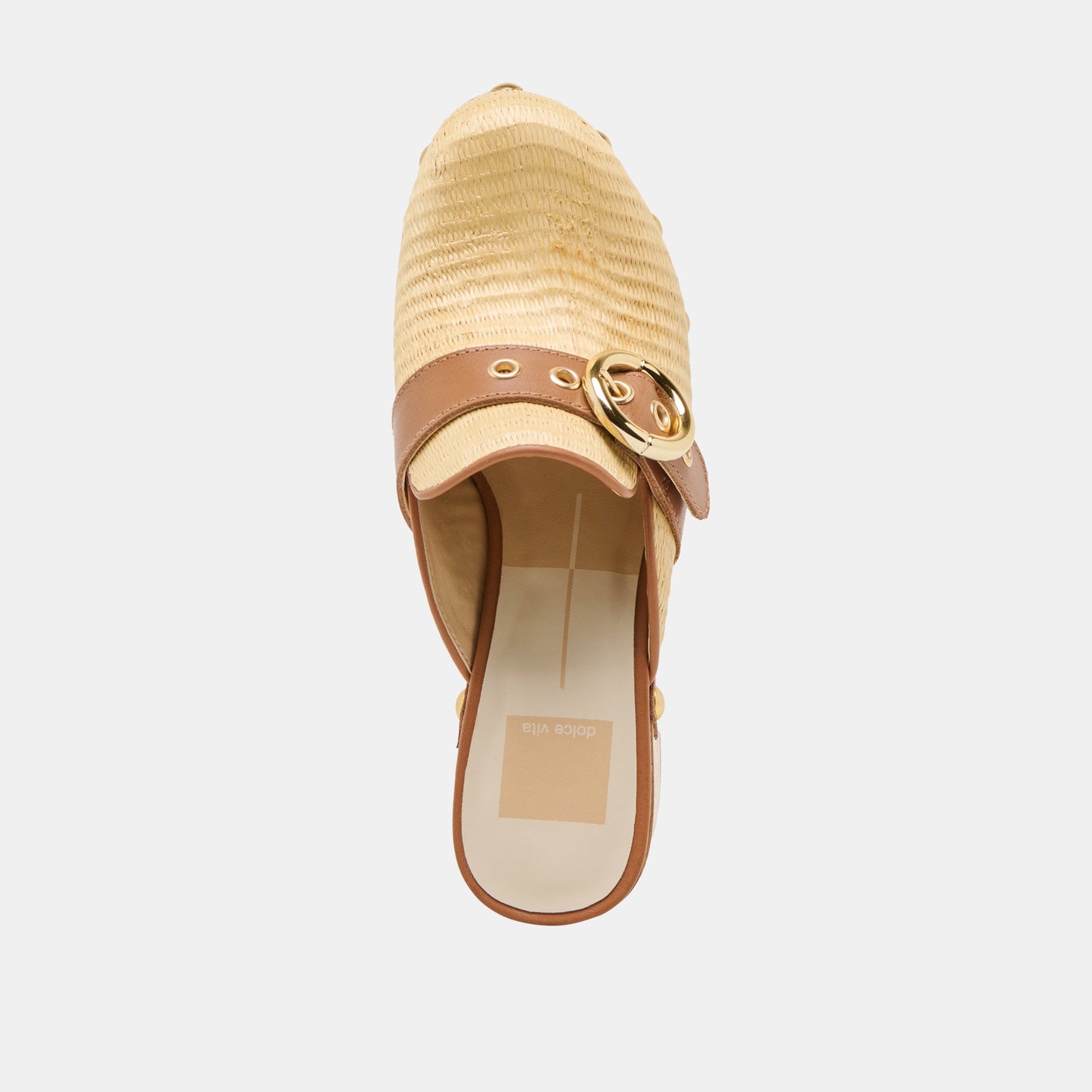 Debrah Lt Natural Raffia Clogs