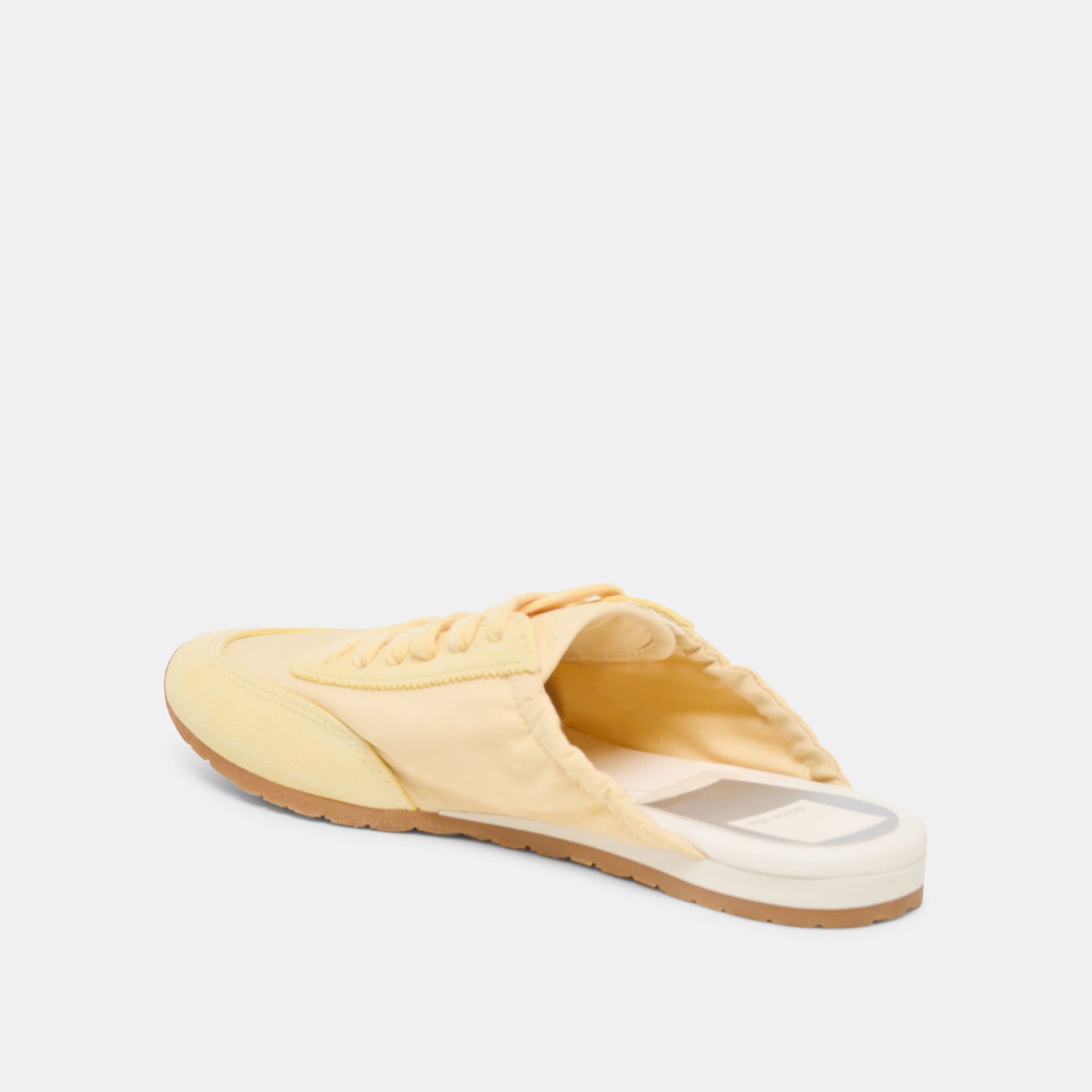 Daris Lt Yellow Nylon Sneakers