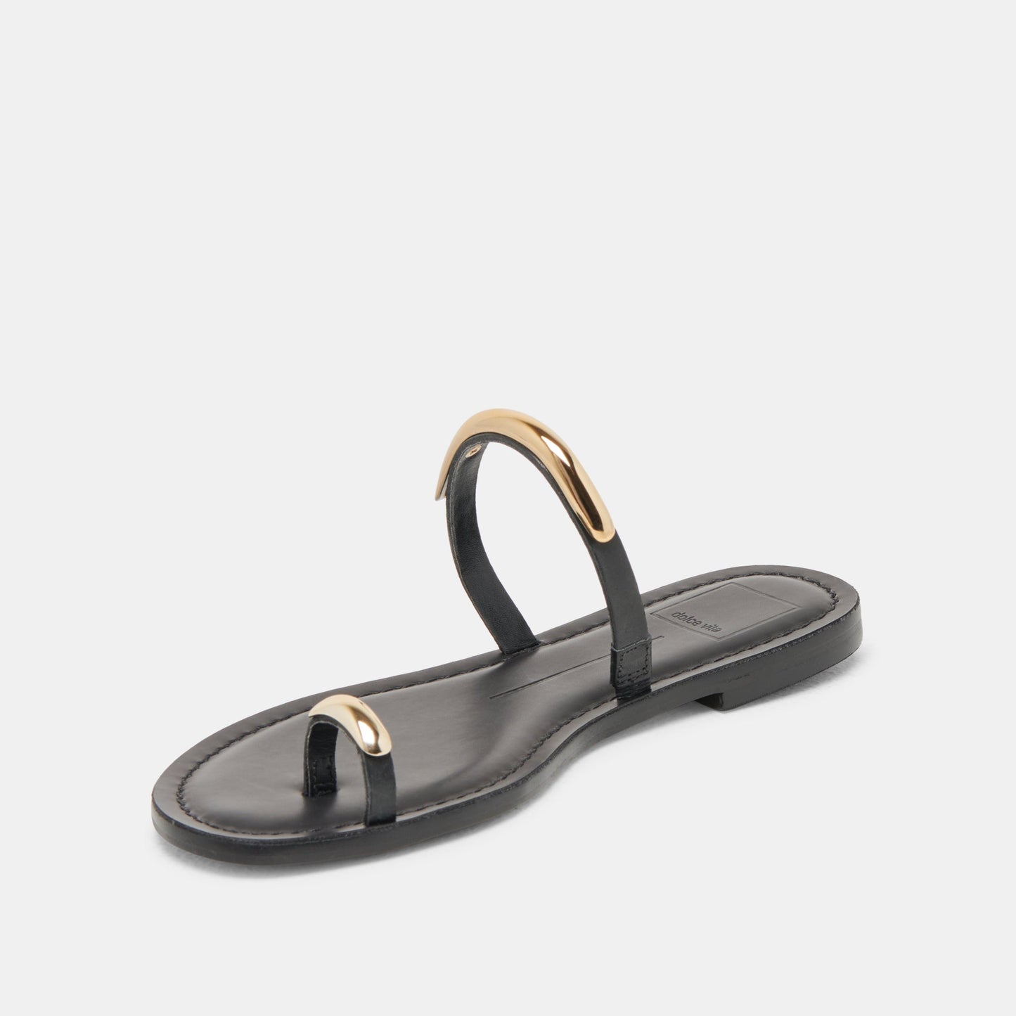 WINK SANDALS BLACK LEATHER
 – Dolce Vita