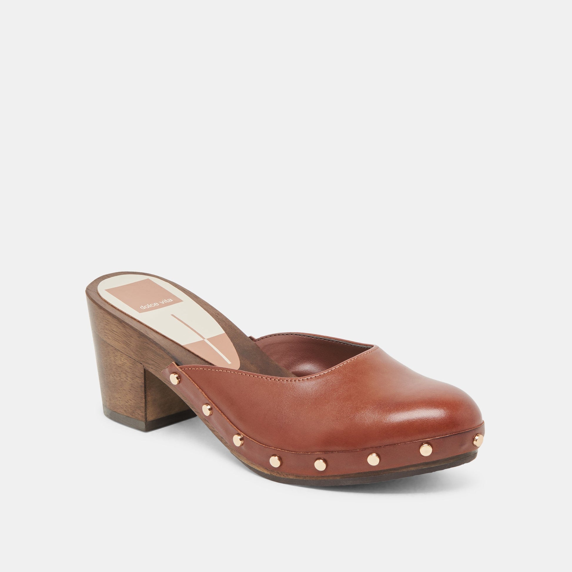 CAMYN HEELS BROWN LEATHER
 – Dolce Vita