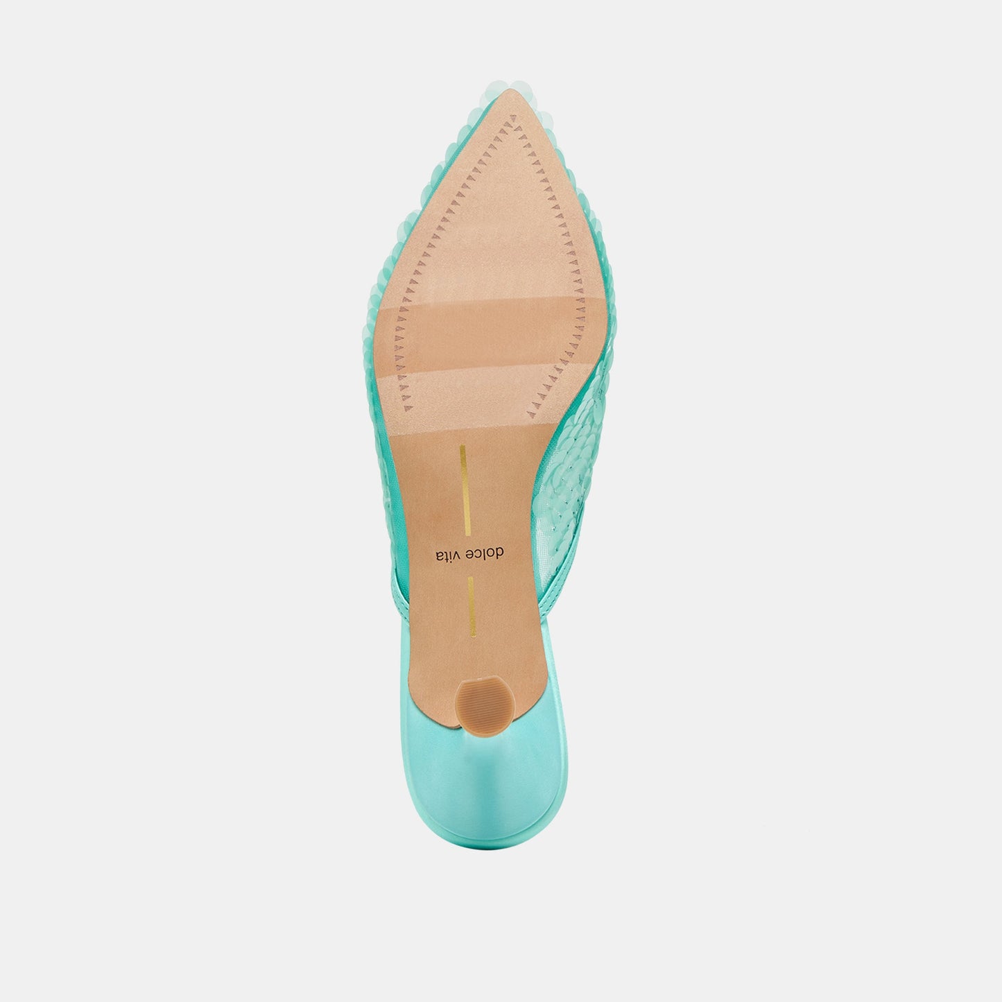 Cleo Sequin Aqua Sequin Heels