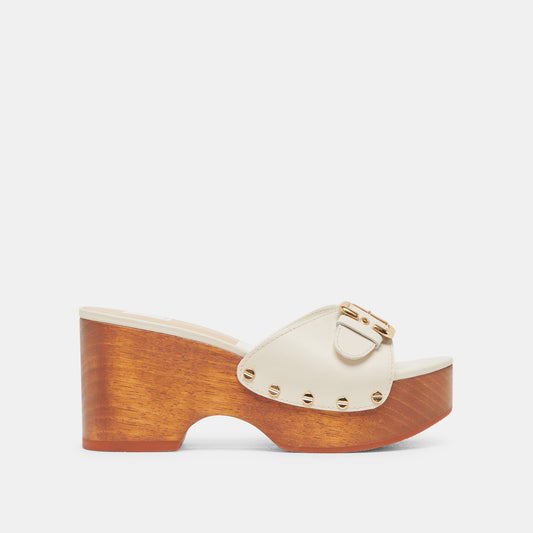 YALAH HEELS OFF WHITE LEATHER
 – Dolce Vita