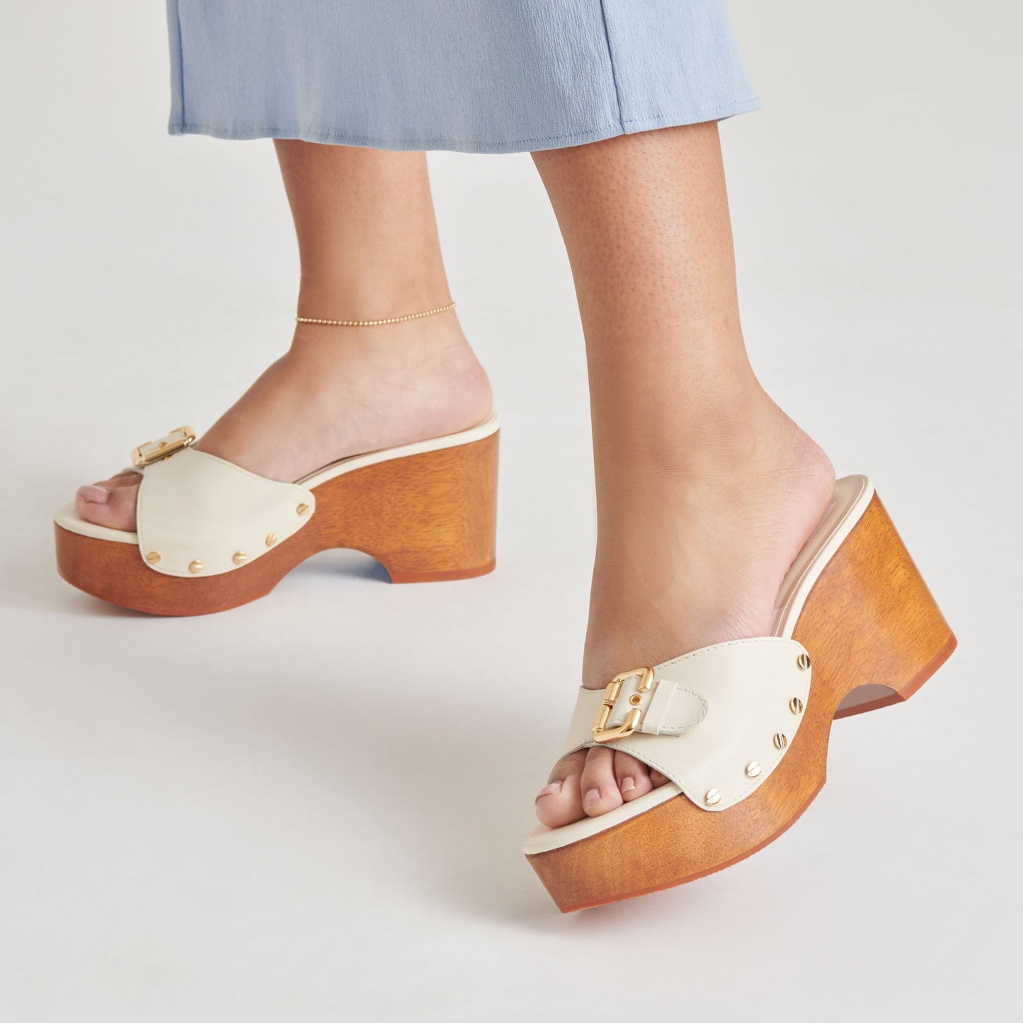 YALAH HEELS OFF WHITE LEATHER
 – Dolce Vita
