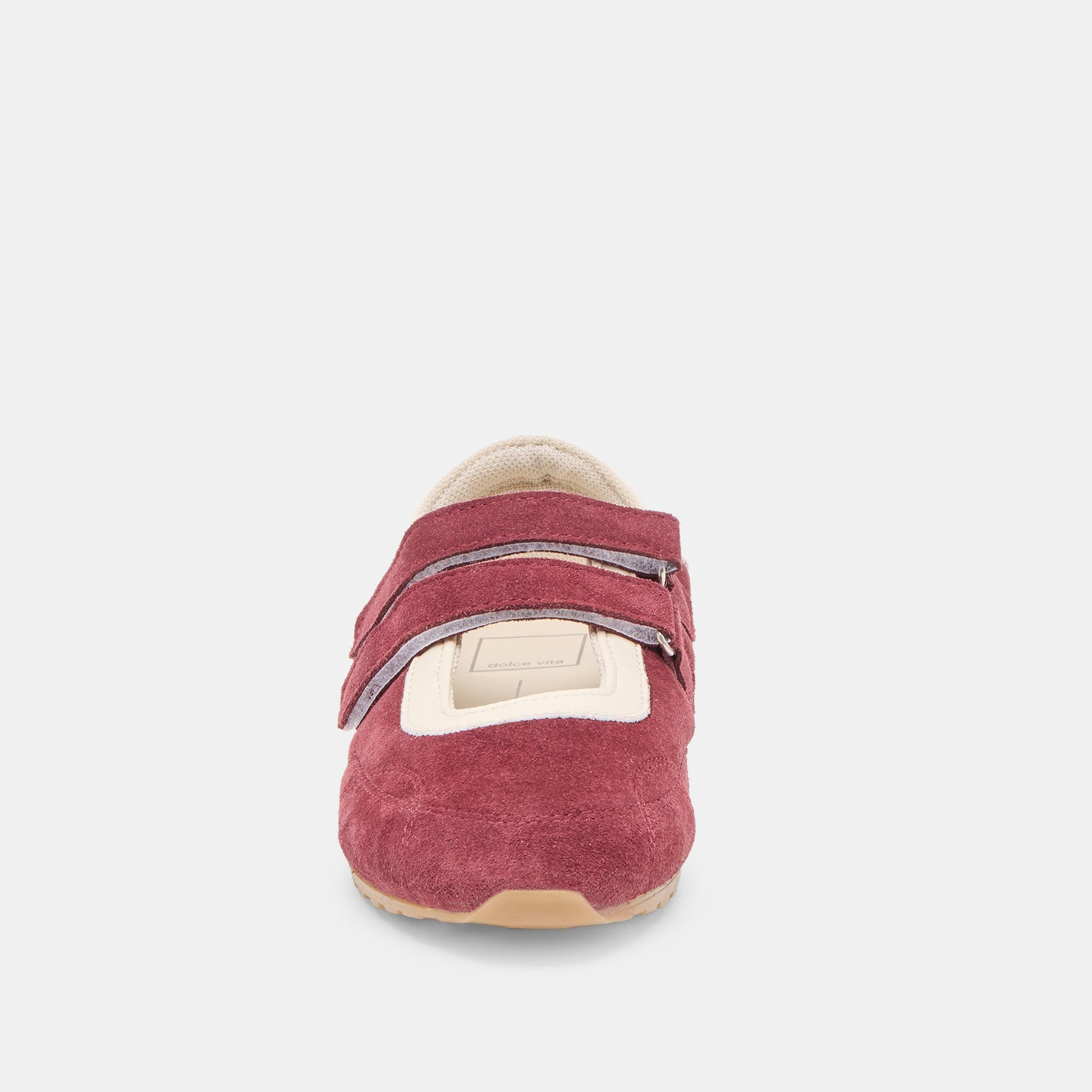 Swan Burgundy Suede Sneakers