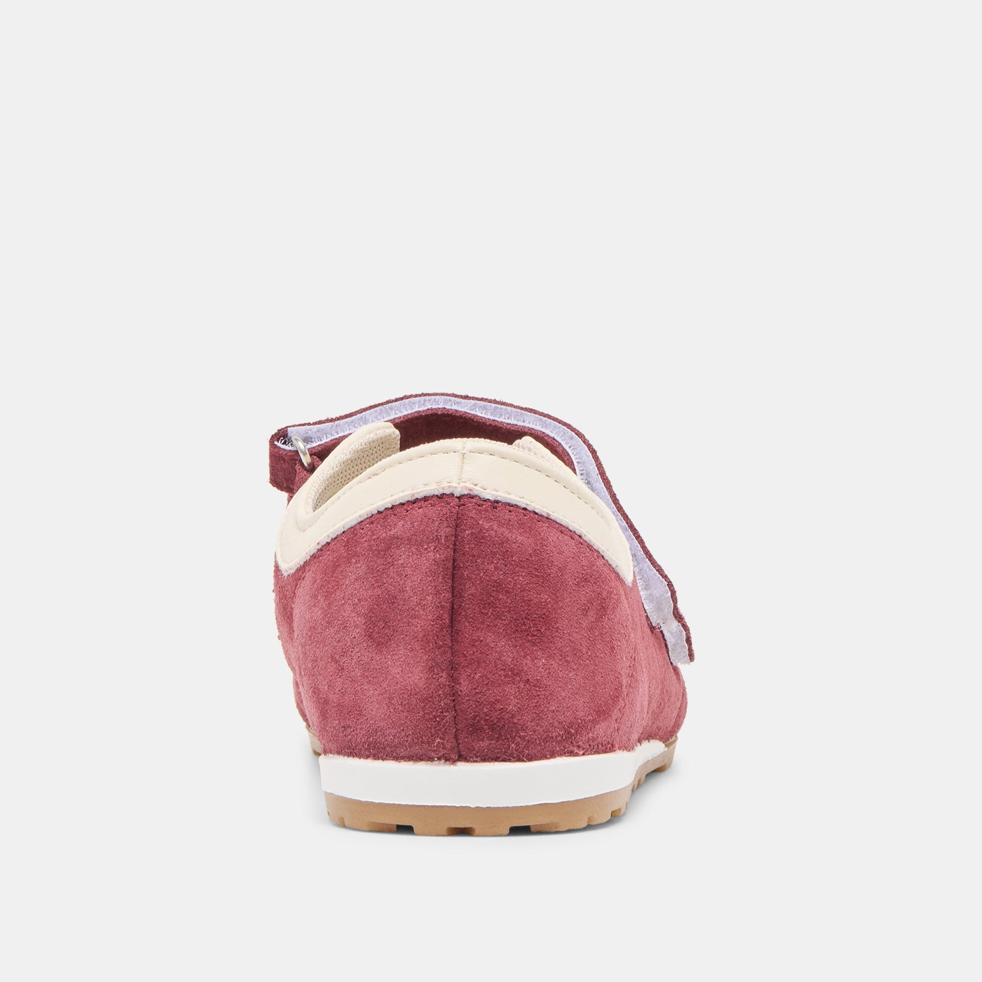 Swan Burgundy Suede Sneakers