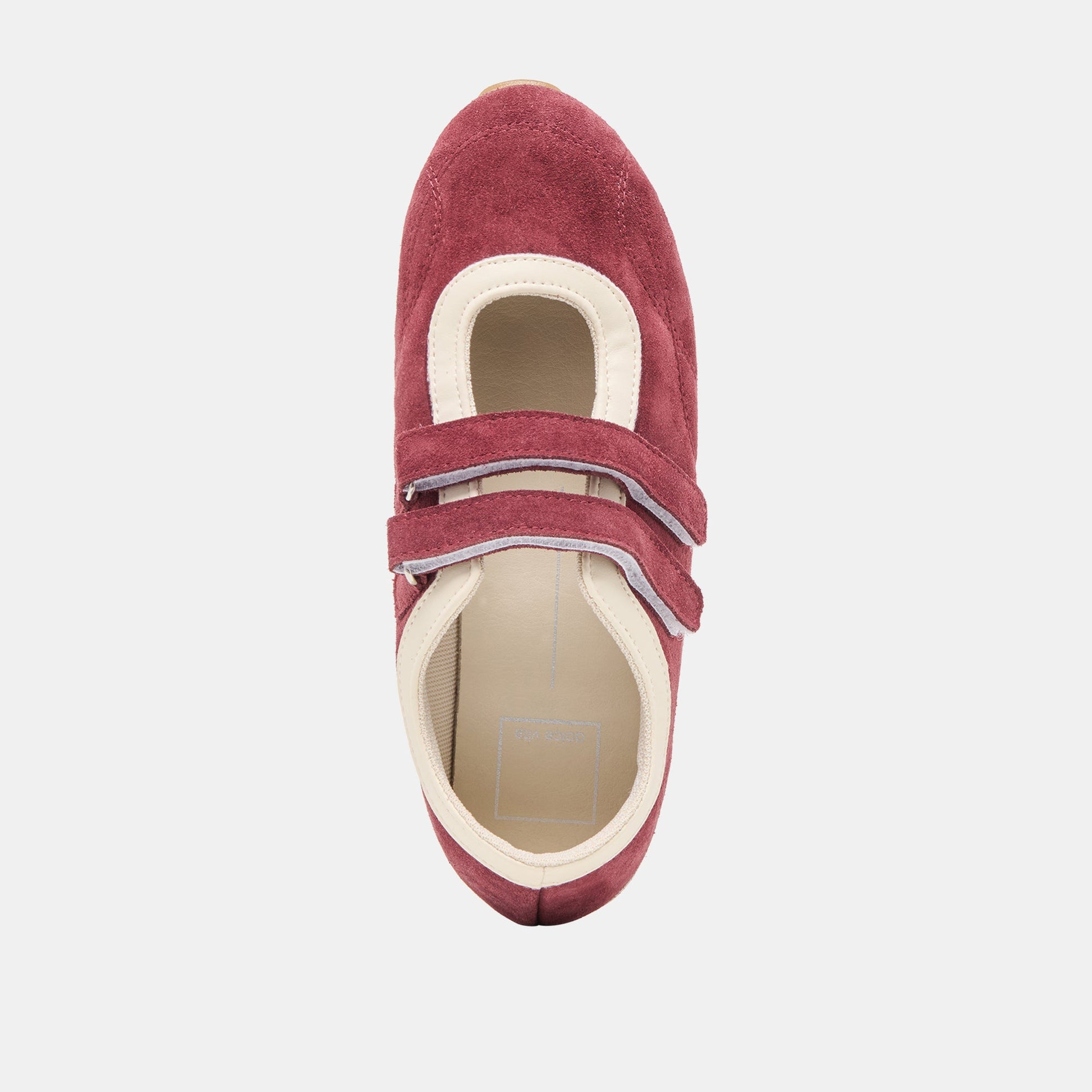 Swan Burgundy Suede Sneakers