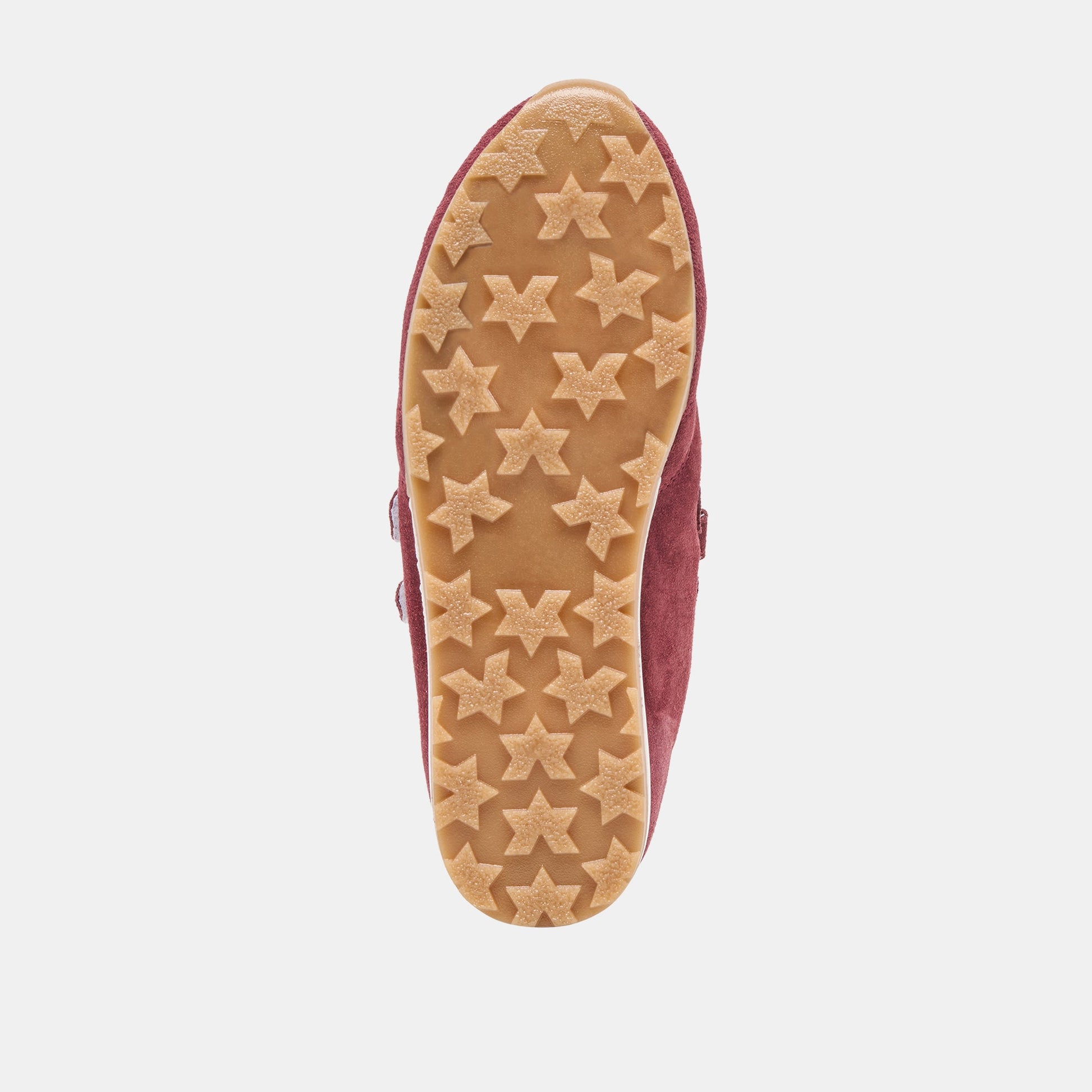 Swan Burgundy Suede Sneakers