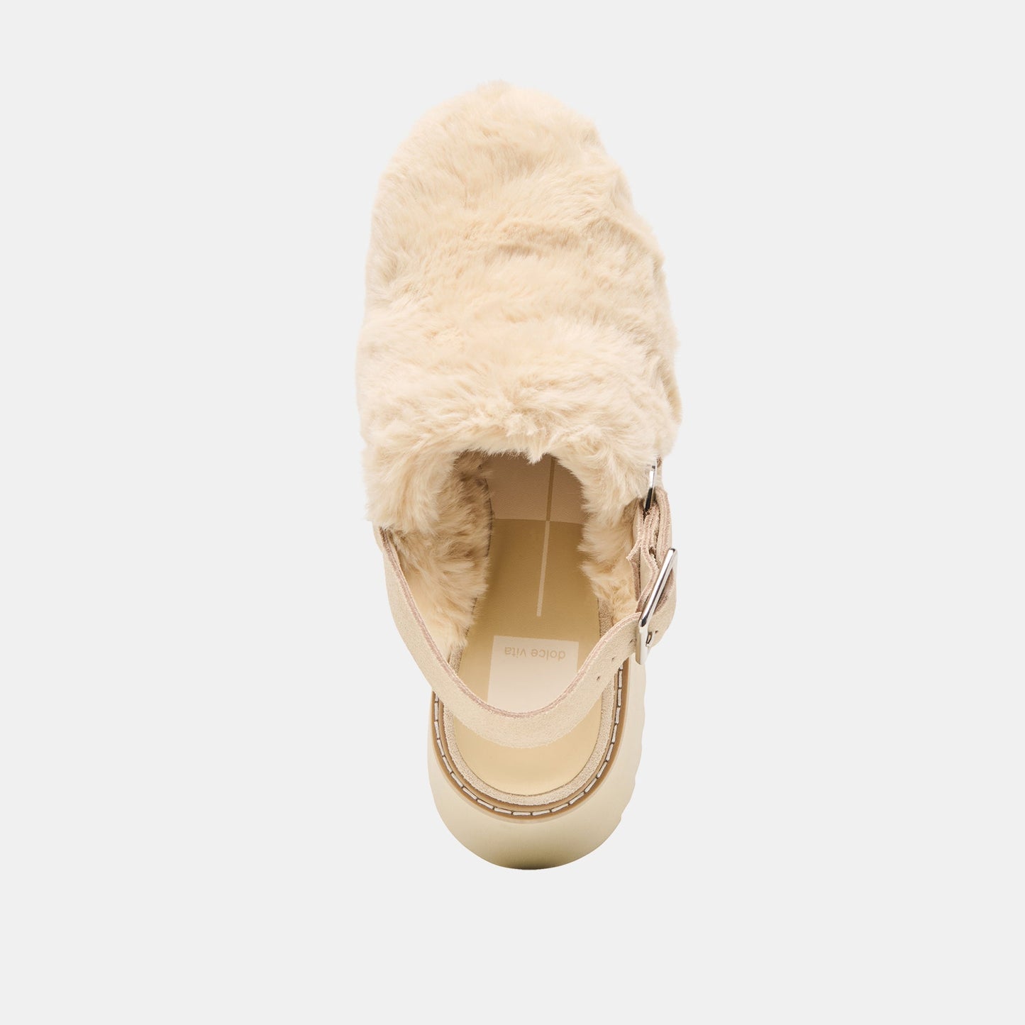 Lansy Natural Plush Flats