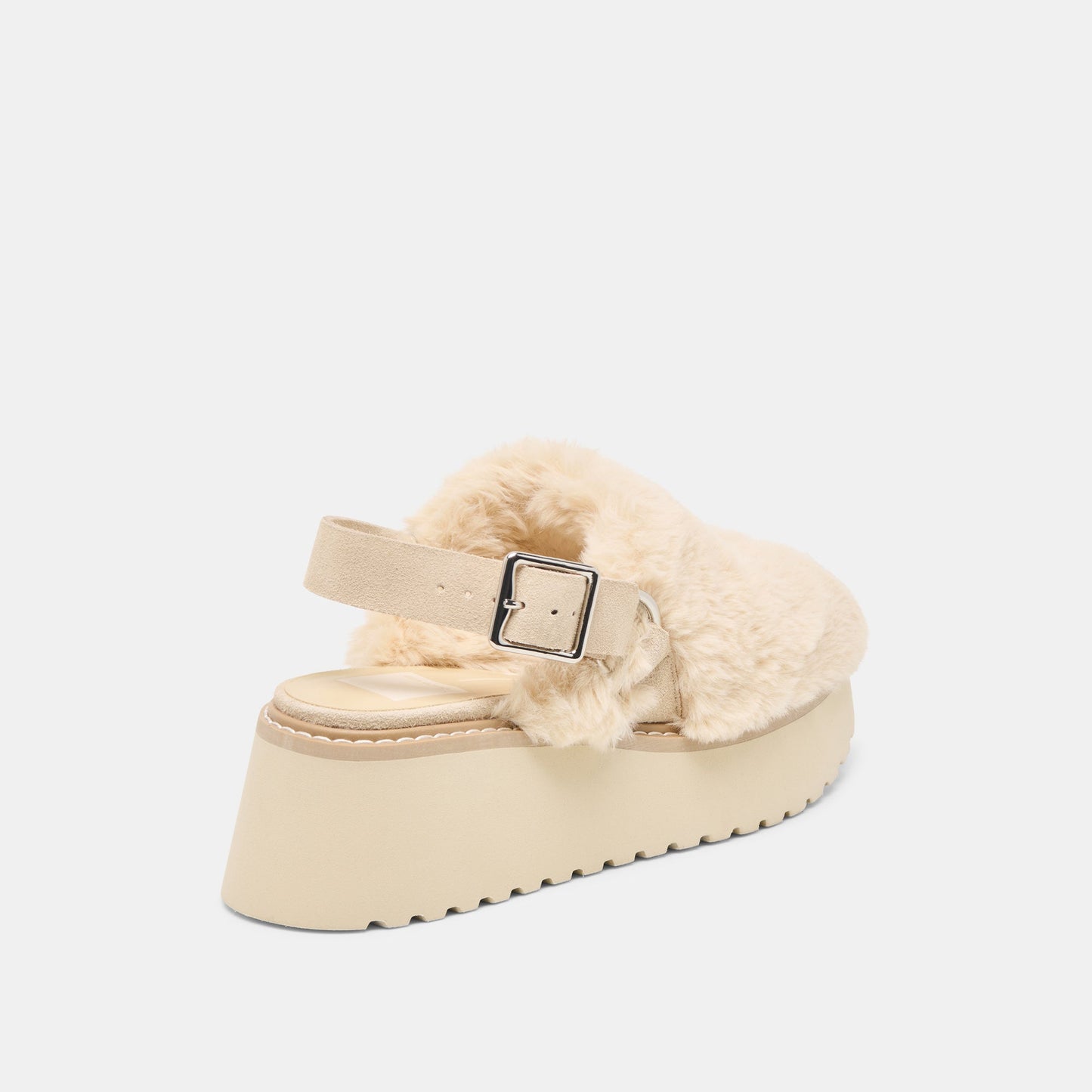 Lansy Natural Plush Flats