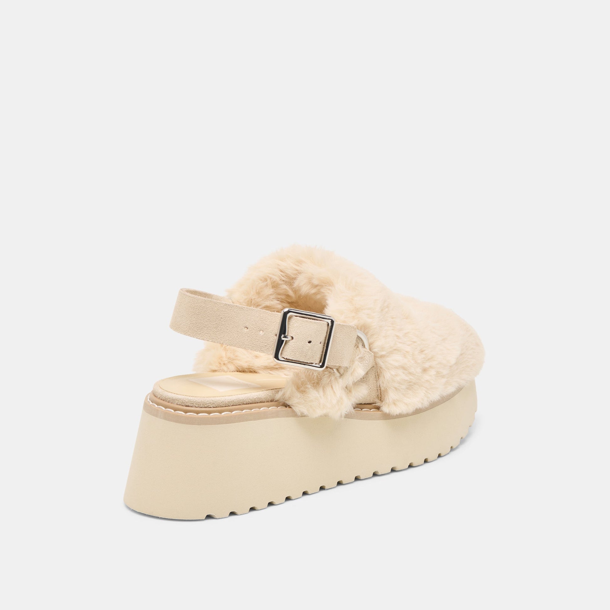 Lansy Natural Plush Flats