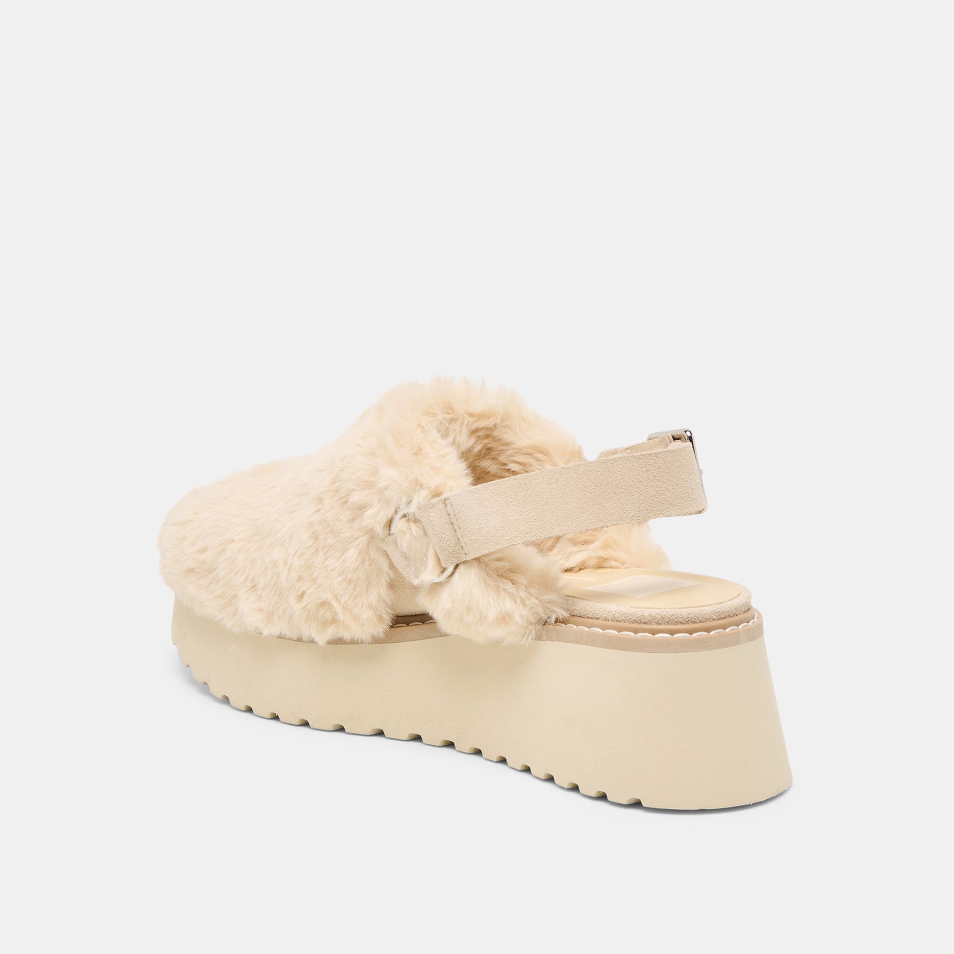 Lansy Natural Plush Flats