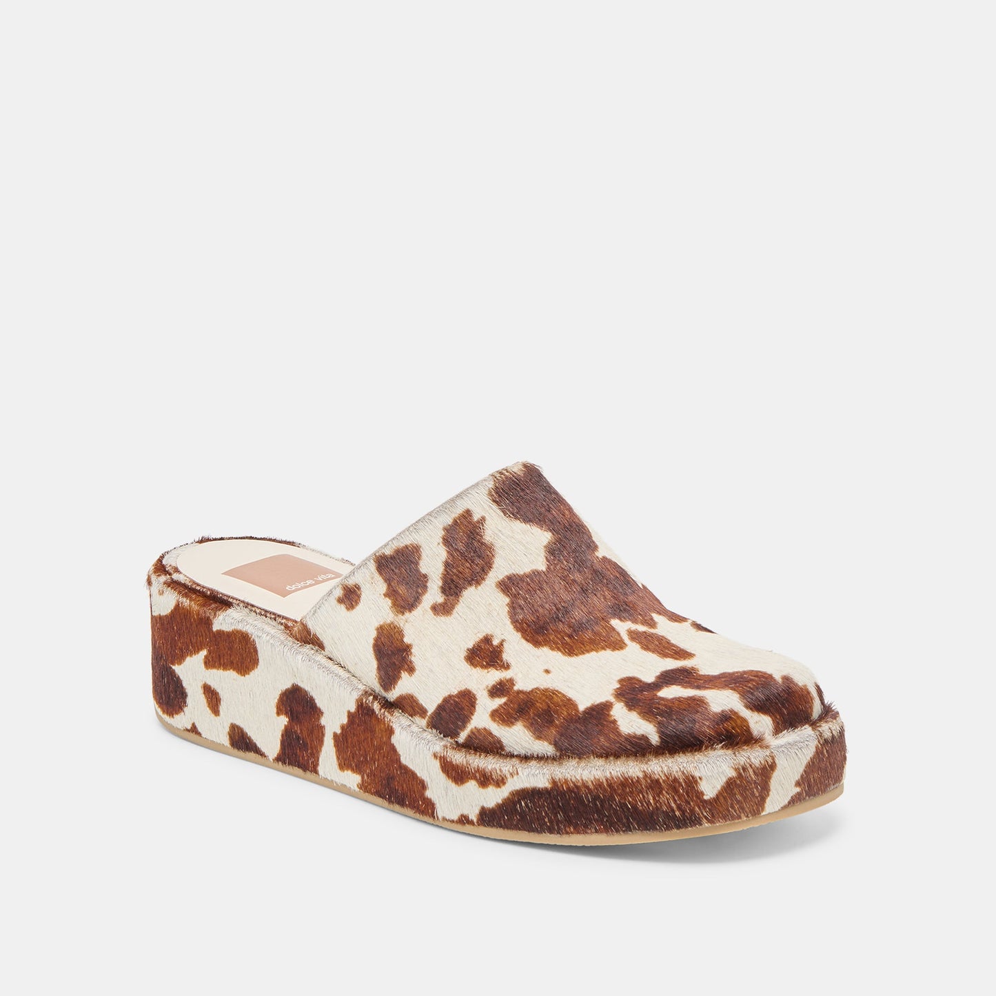 Rosita Cocoa Taurus Calf Hair Flats