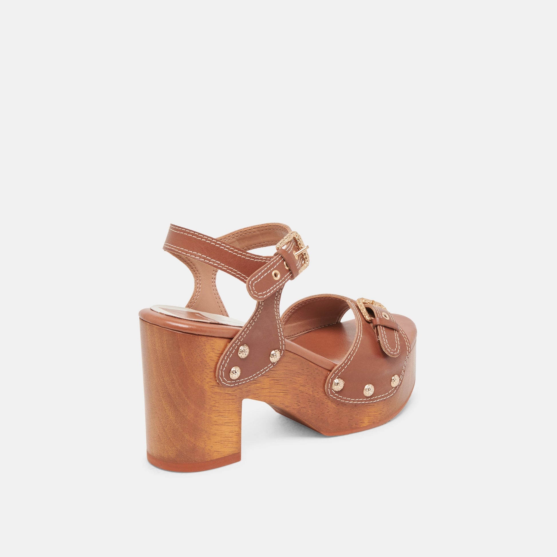 YANDY HEELS COGNAC LEATHER
 – Dolce Vita