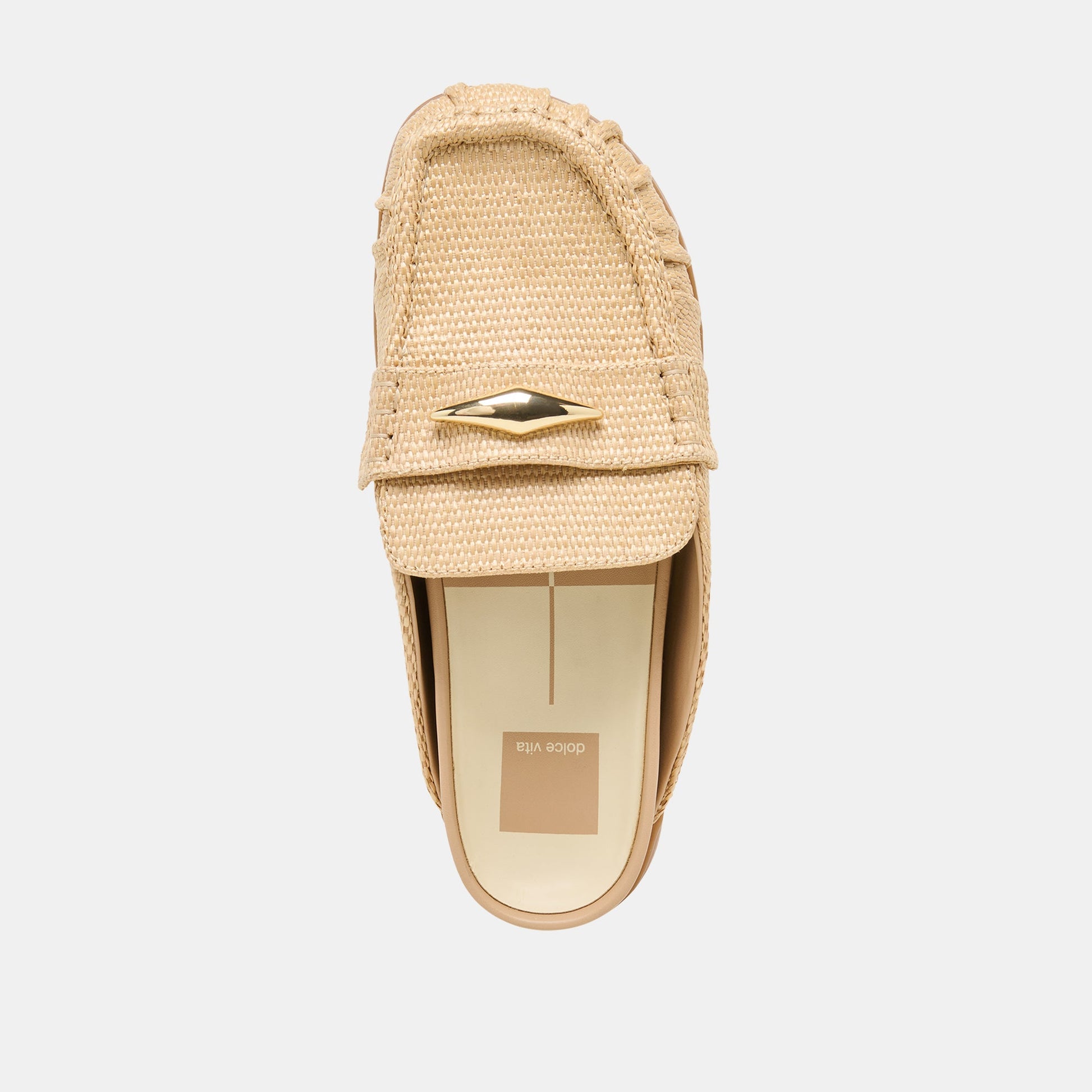 Jodero Lt Natural Raffia Flats