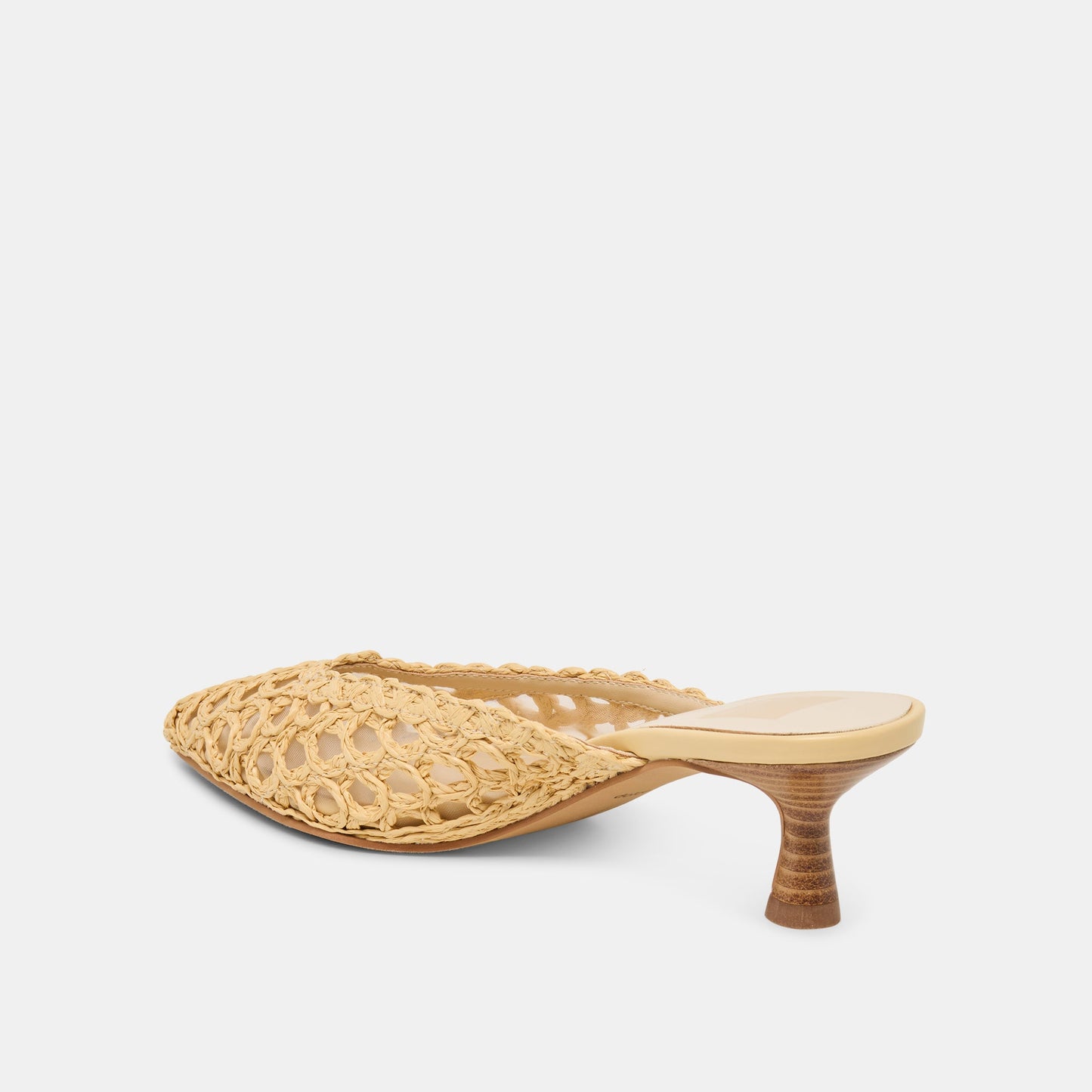Cleo Loop Natural Raffia Heels