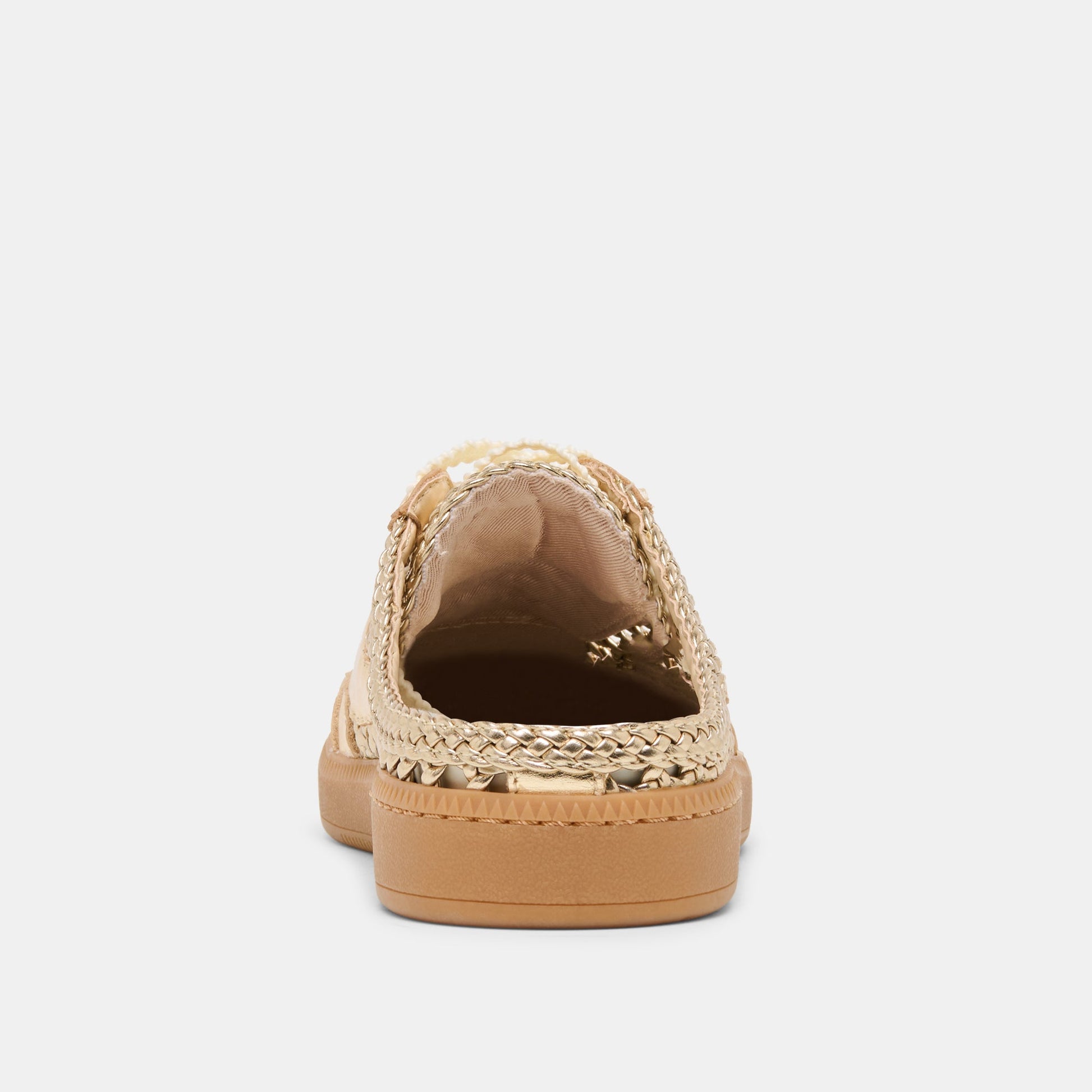 Notice Slide Gold Woven Stella Sneakers