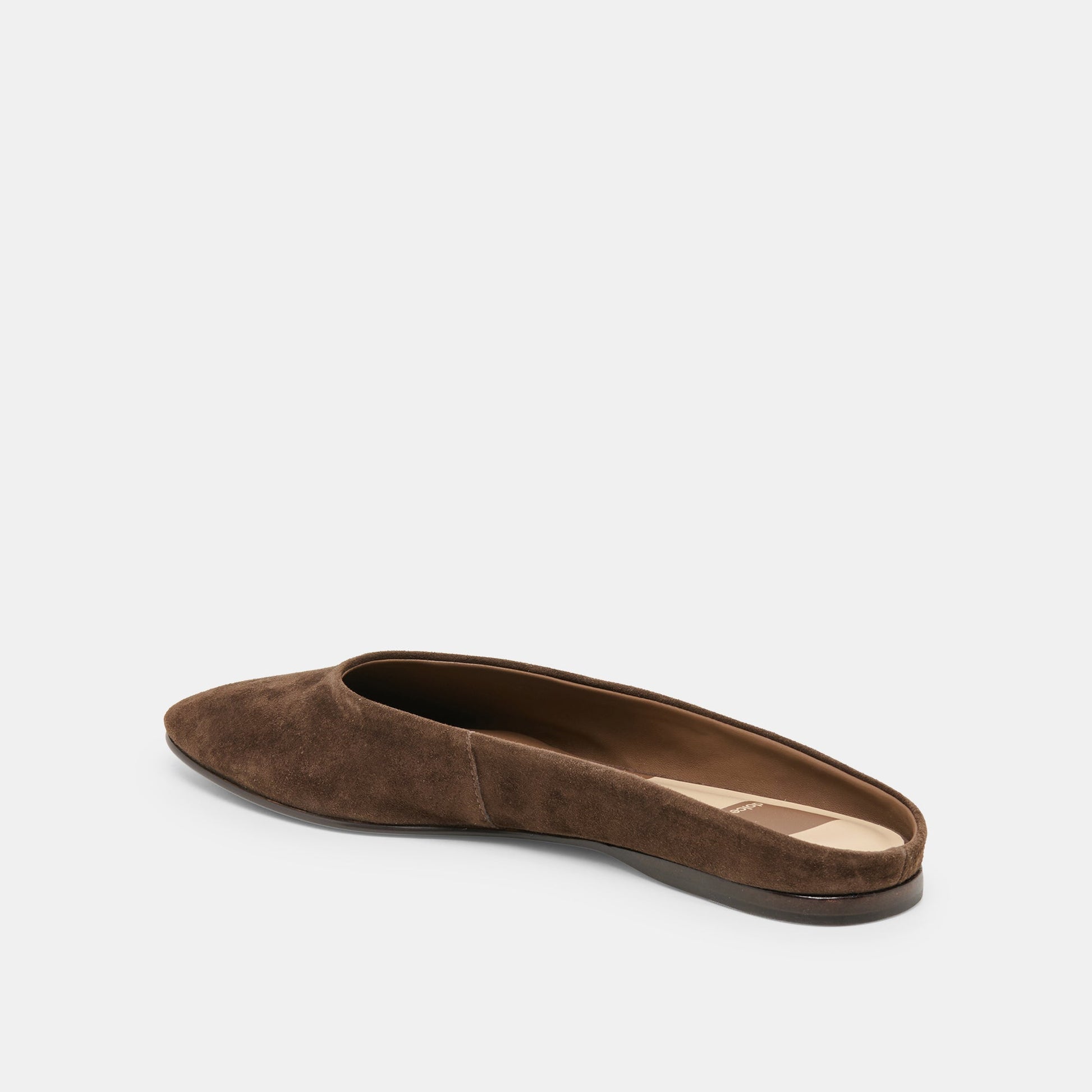 Eila Dk Brown Suede Flats