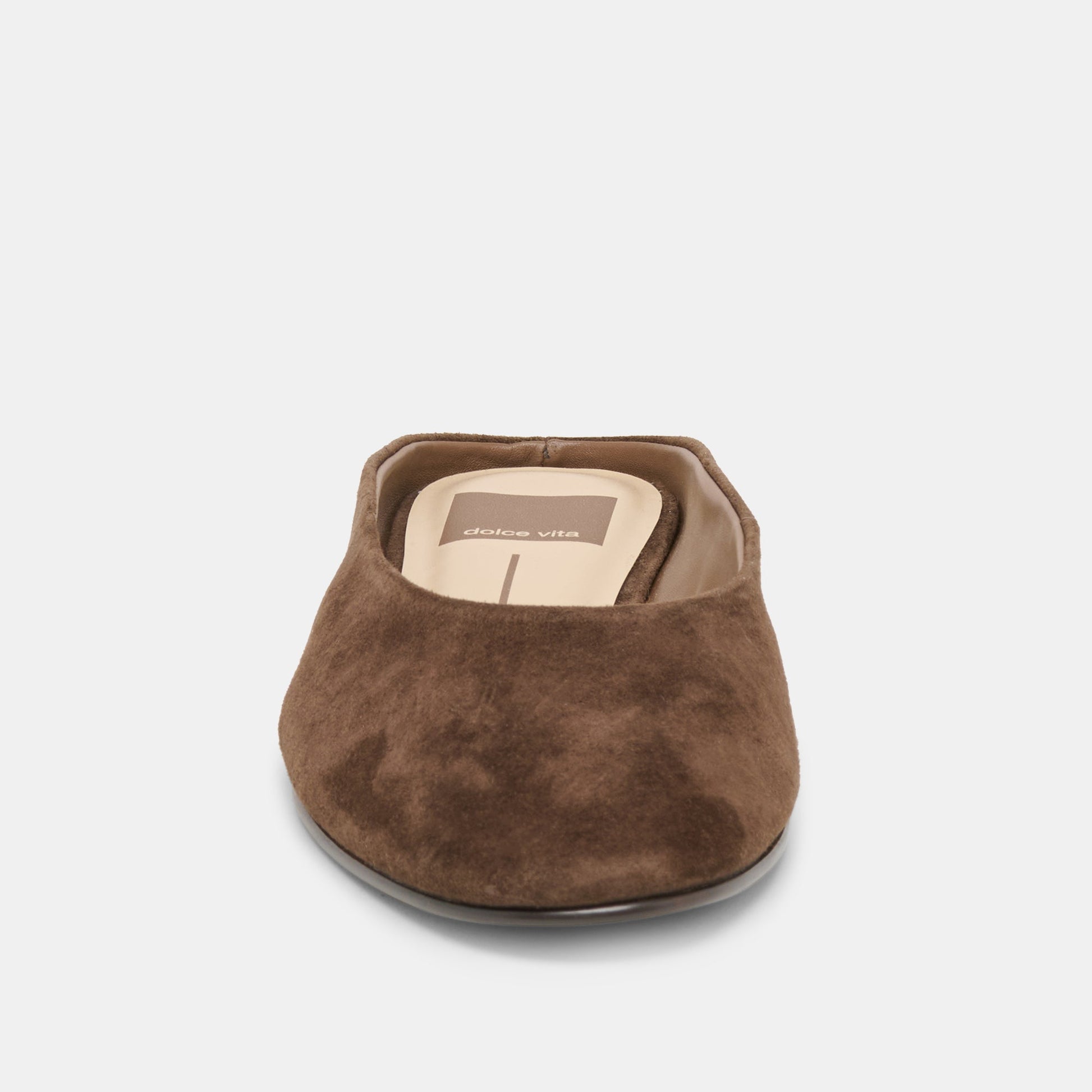 Eila Dk Brown Suede Flats