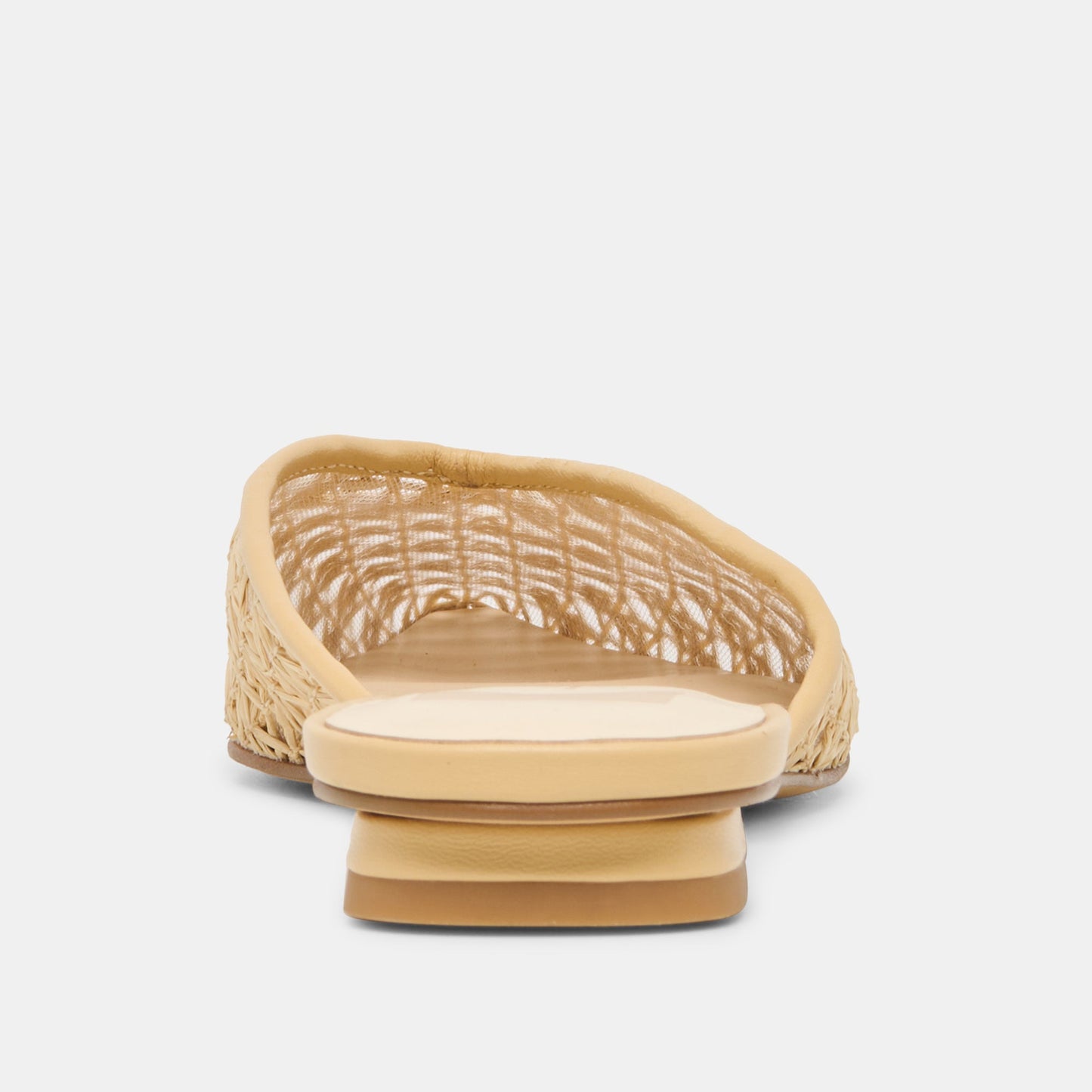 Elm Natural Cross Hatch Raffia Flats