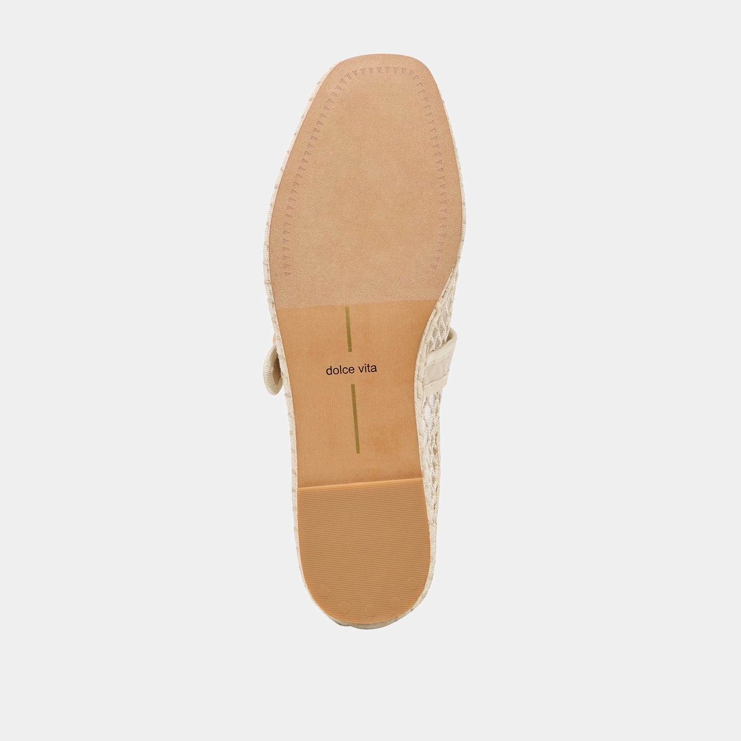 Milie Ecru Woven Mesh Flats