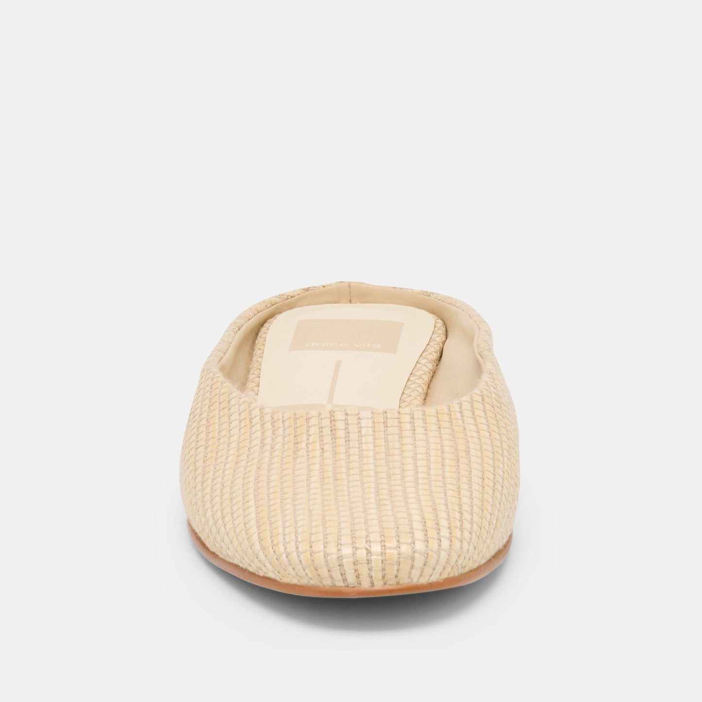 Eila Lt Natural Raffia Flats