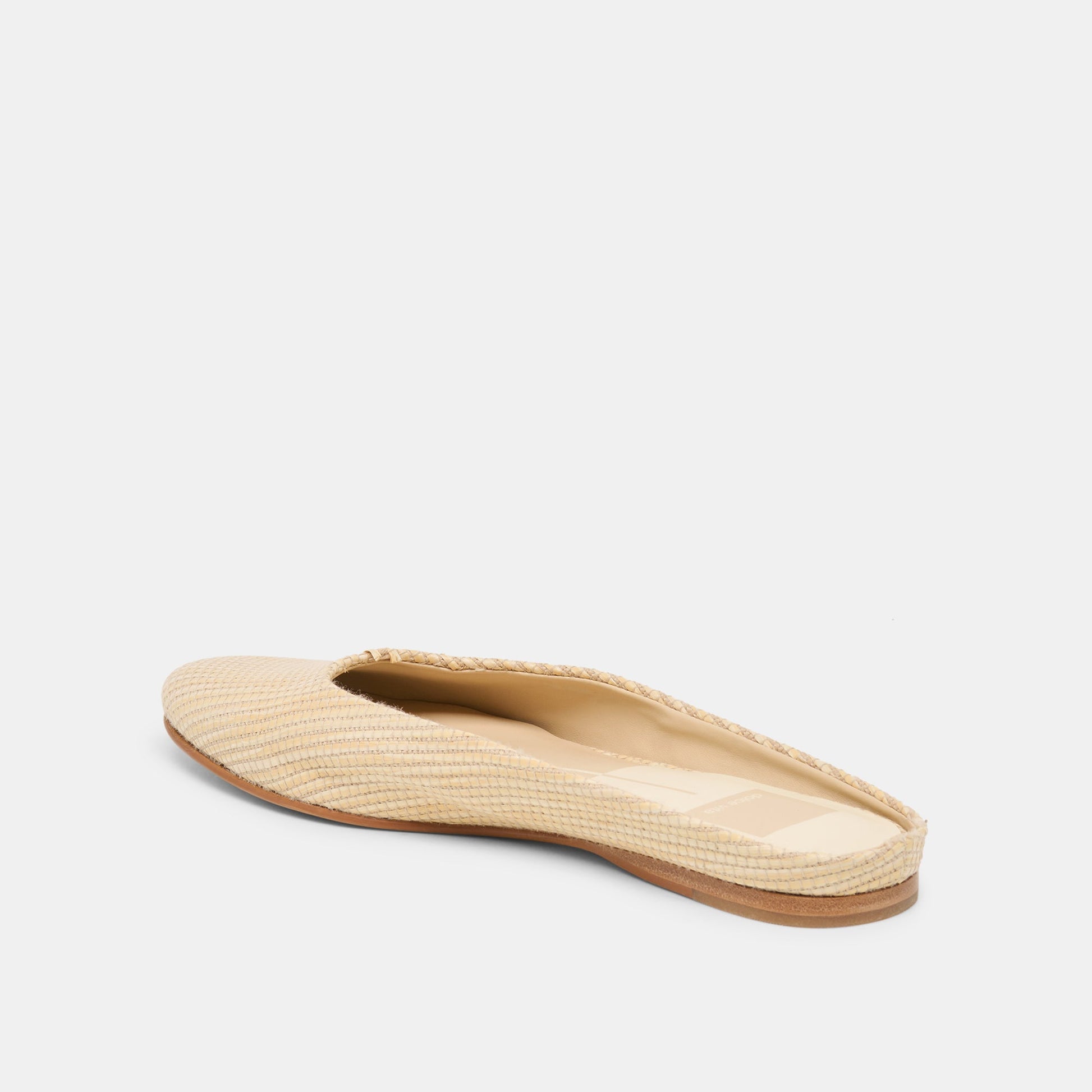 Eila Lt Natural Raffia Flats
