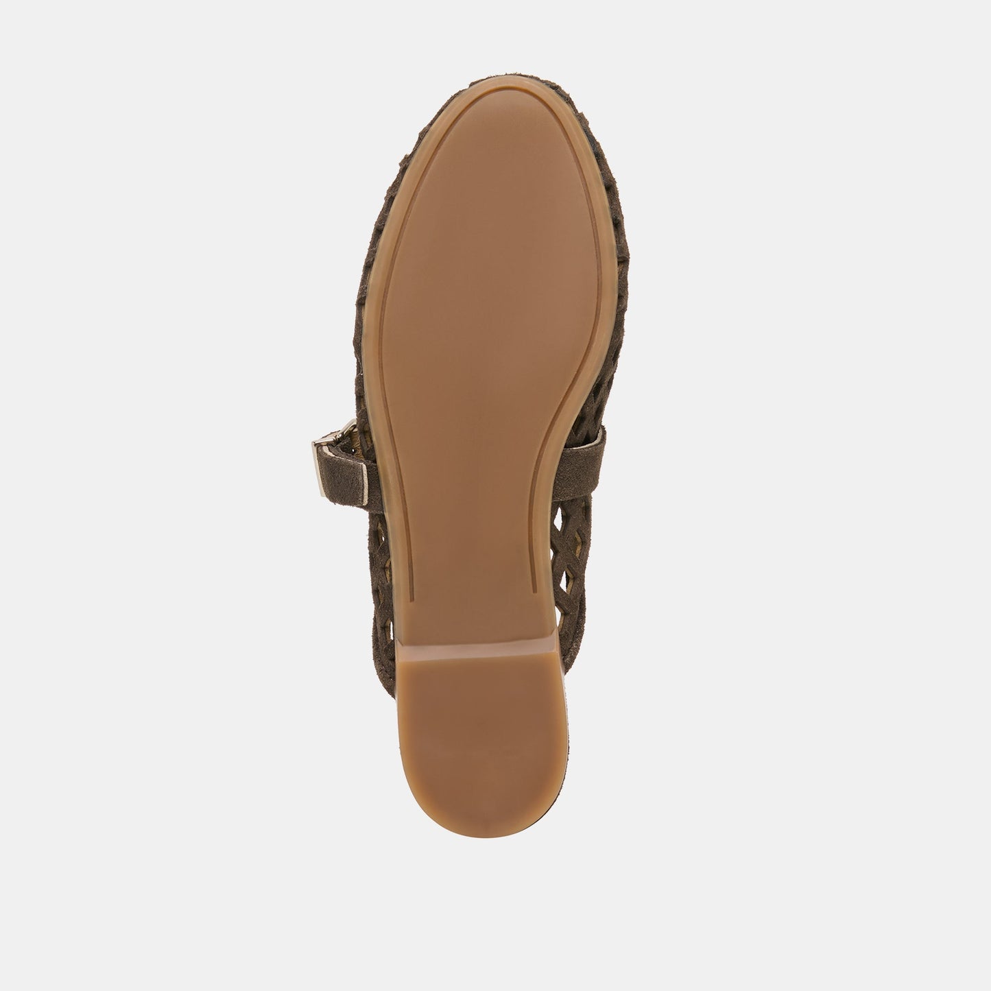 Mirian Dk Brown Suede Flats
