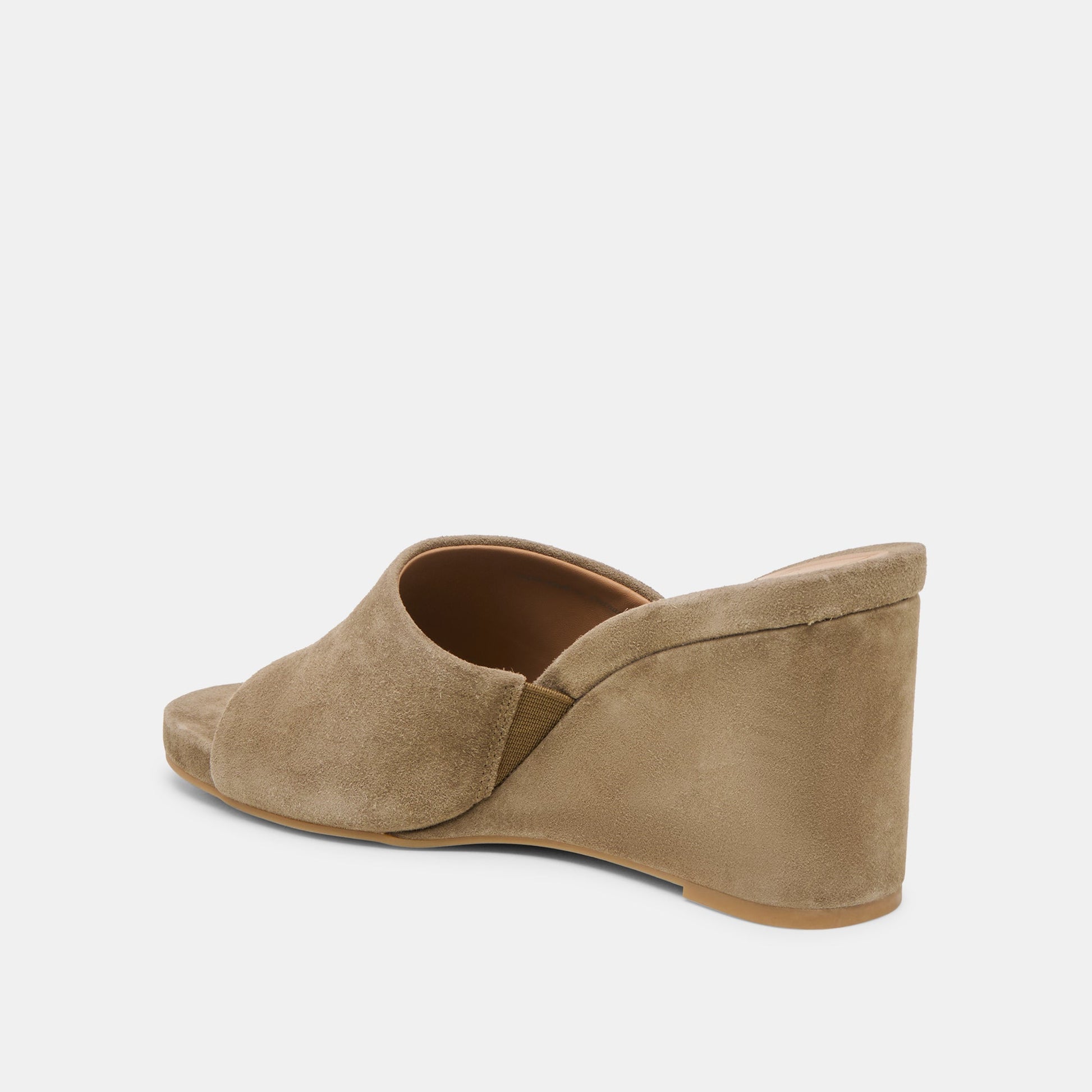 Holta Olive Suede Wedges