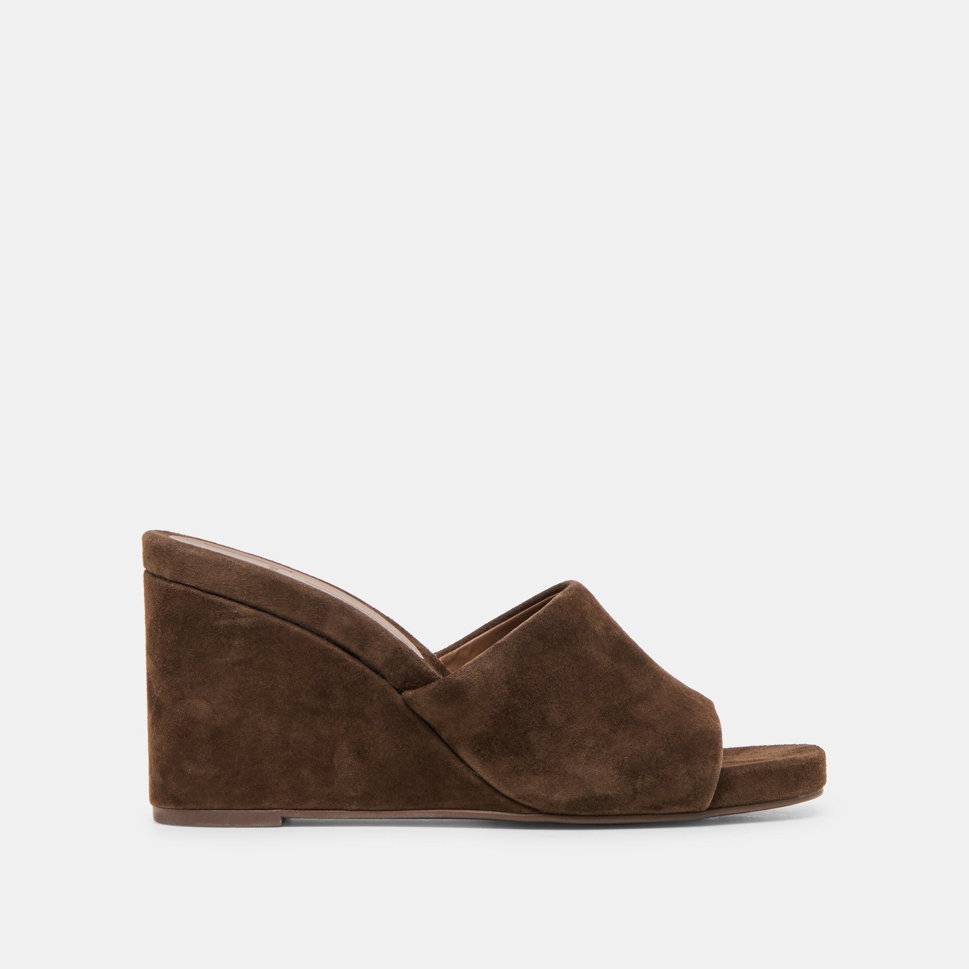 Holta Dk Brown Suede Wedges
