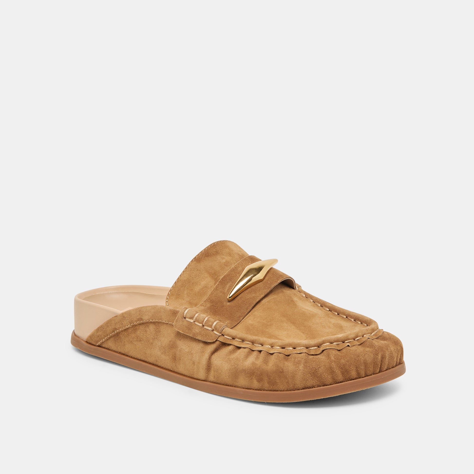 Jodero Lt Brown Suede Flats